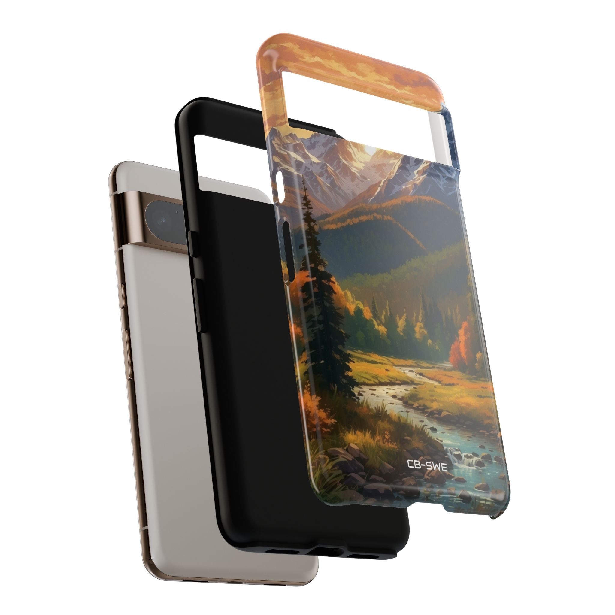 Mountain Reflections Glimmer - Google Pixel Case