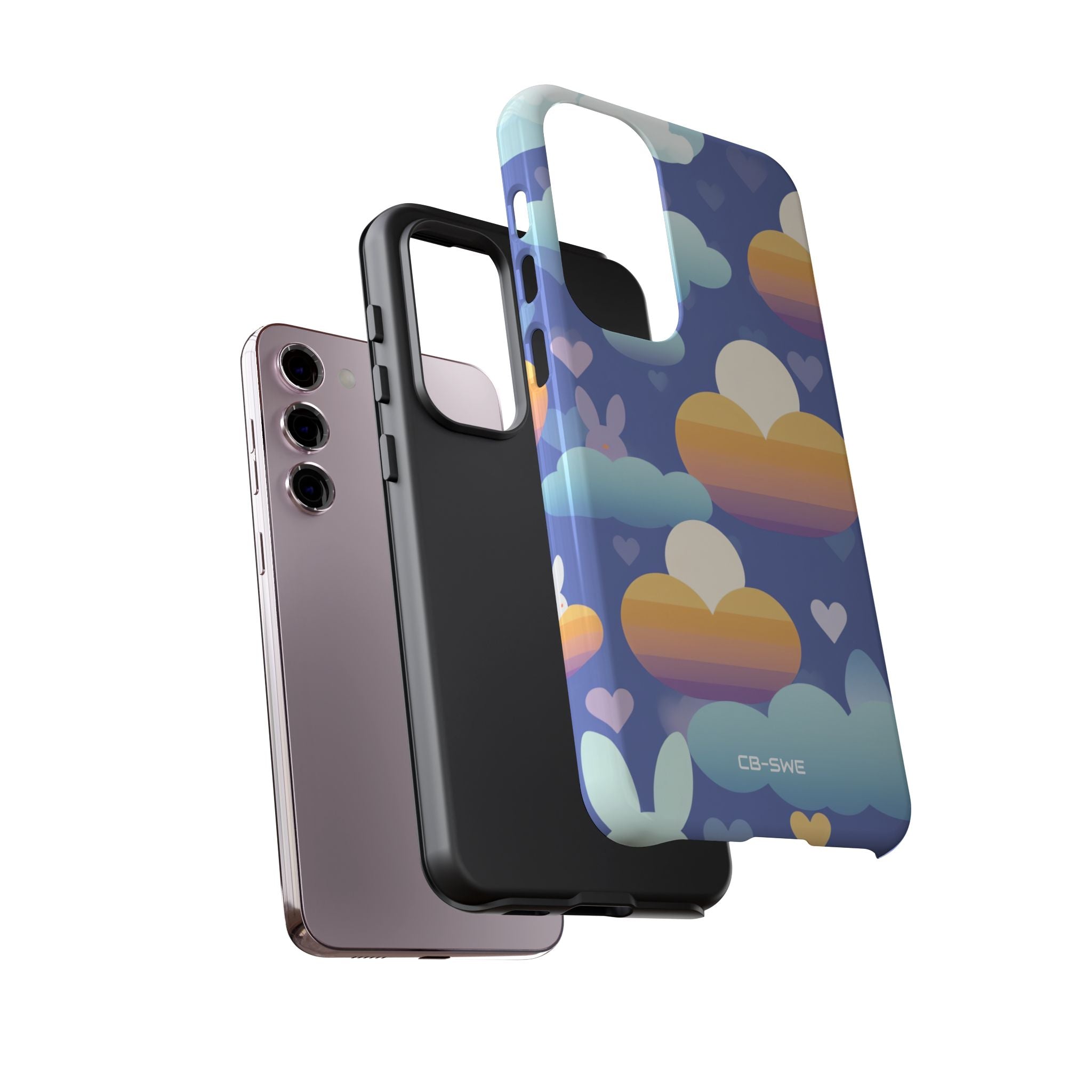 Bunnies Dance Among Clouds - Samsung Case