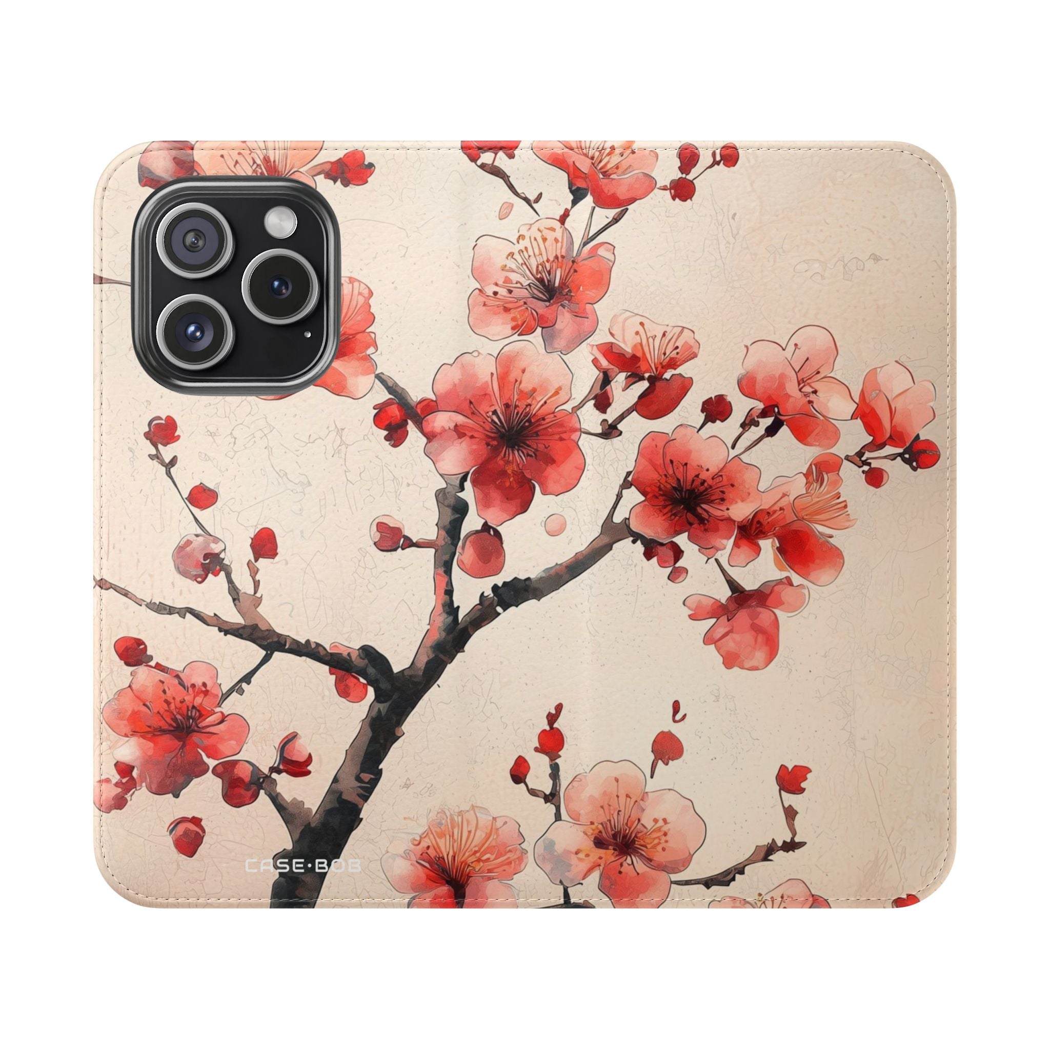 Cherry Blossom Breeze - iPhone 15 Pro Case - Wallet