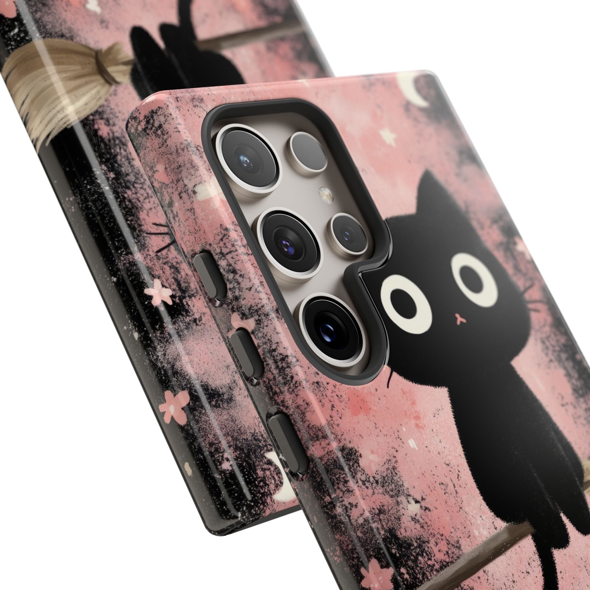 Whimsical Cat Soars - Samsung Case