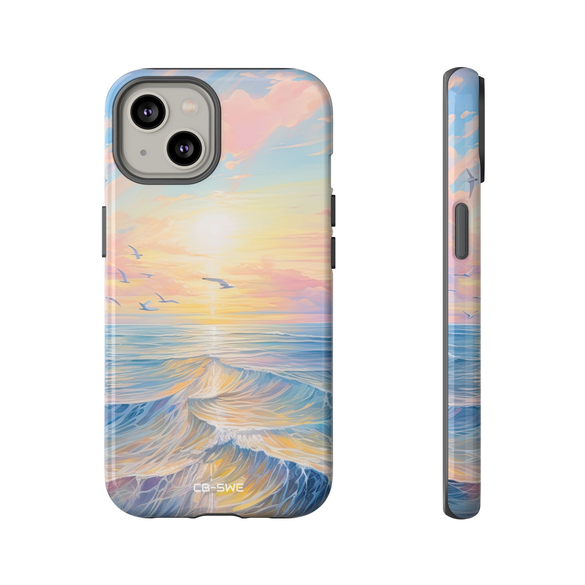 Gentle Waves Embrace - iPhone Case