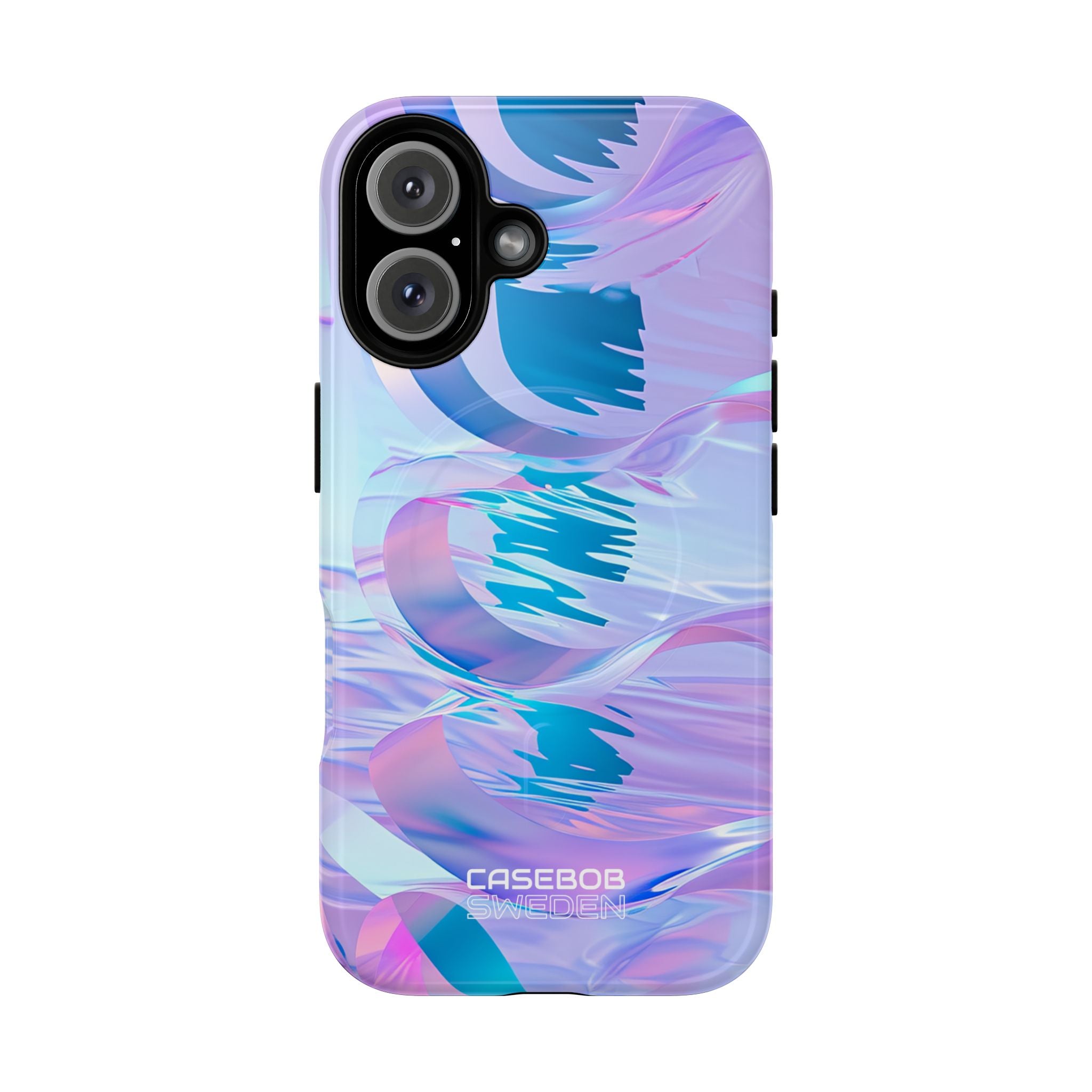 Iridescent Flowing Waves iPhone 16 - Tough+