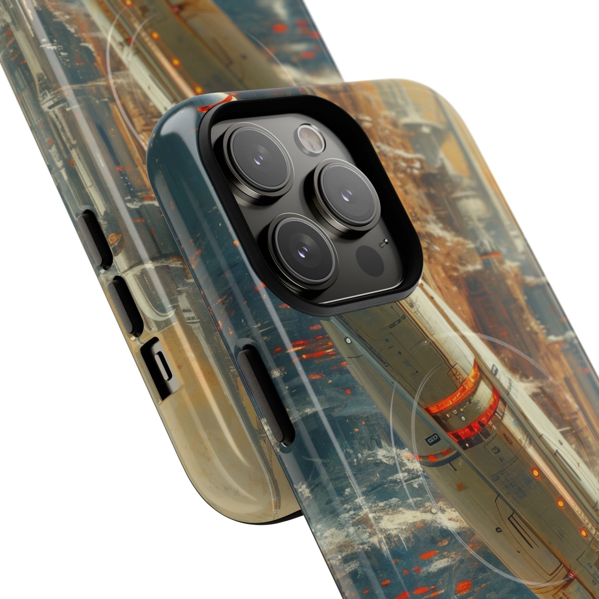 Futuristic Forest Voyage iPhone 14 - Tough+