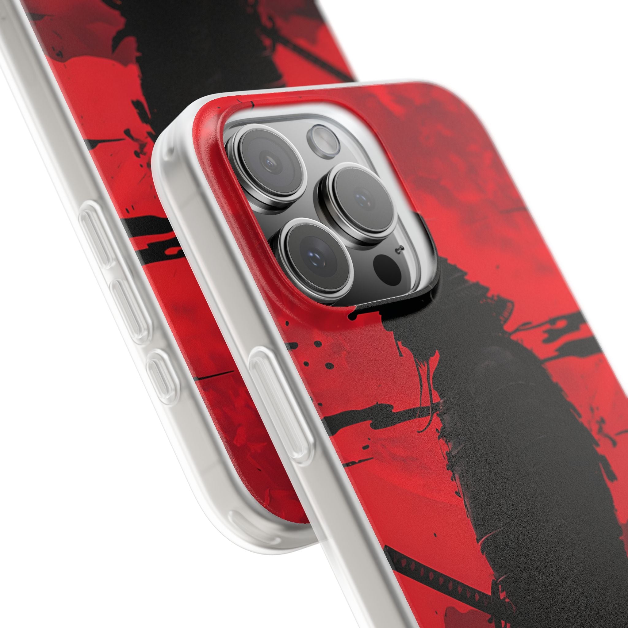 Crimson Samurai iPhone 16 Pro Max Case - Soft