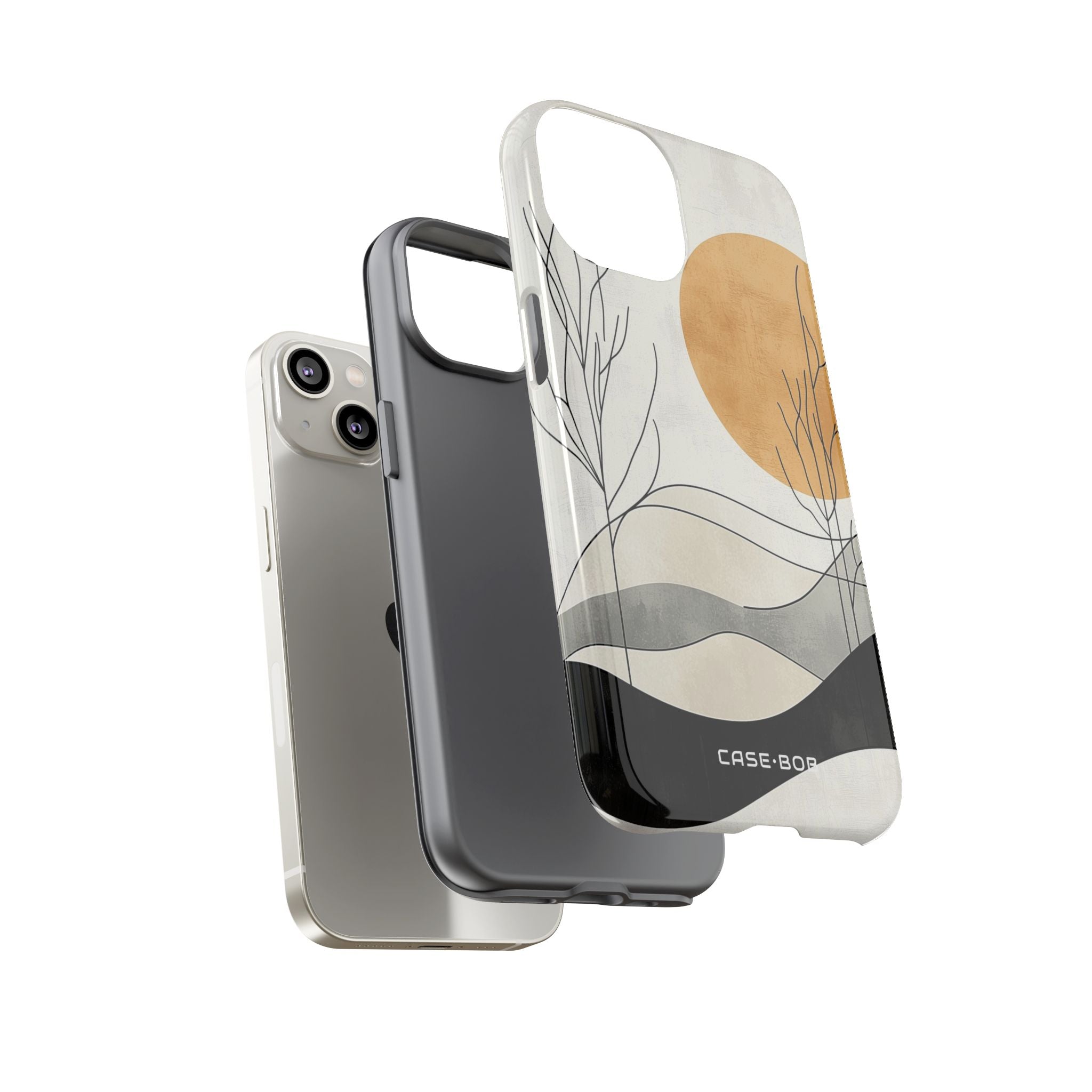 Orange Halo iPhone 14 Case - Tough