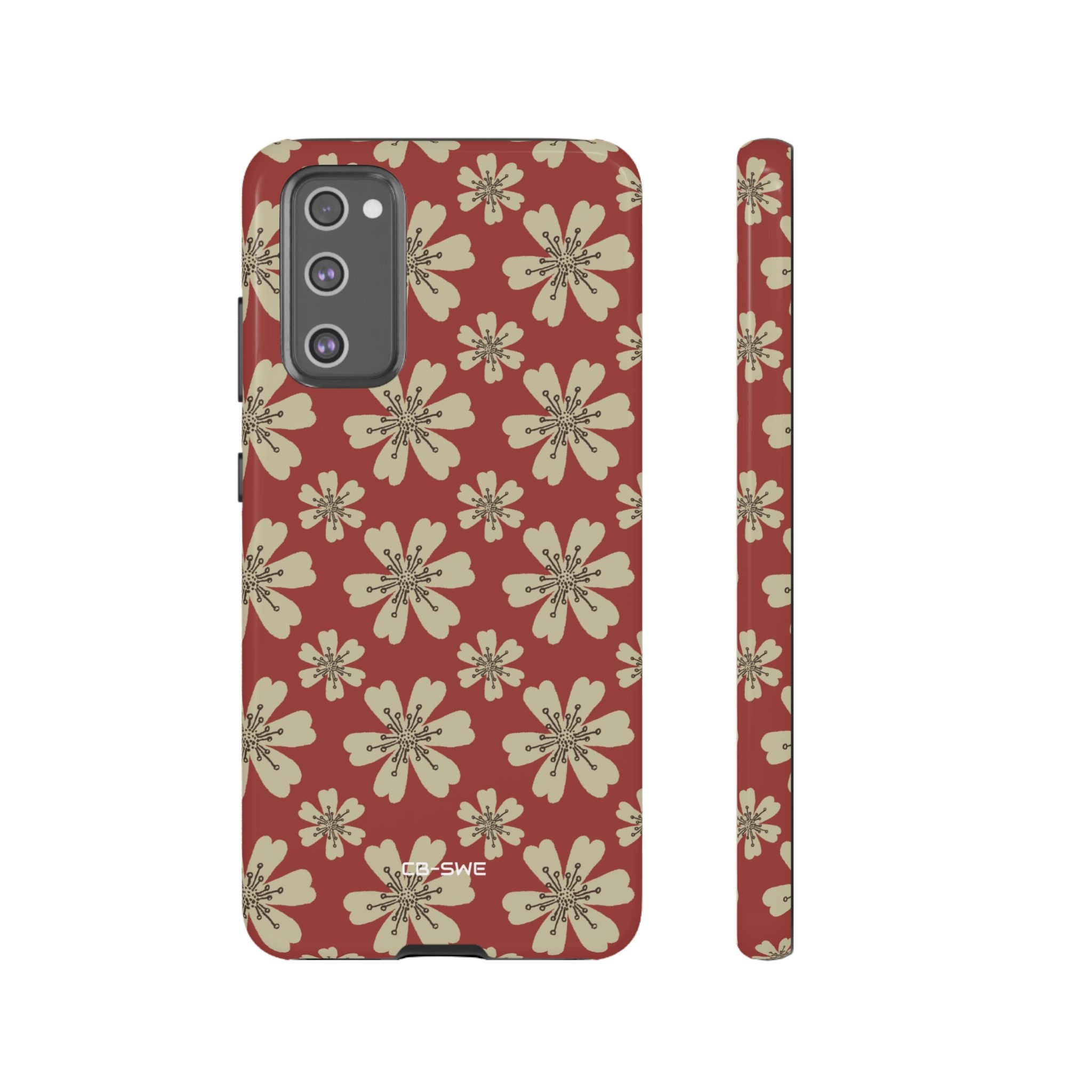 Retro Red Florals - Samsung Case