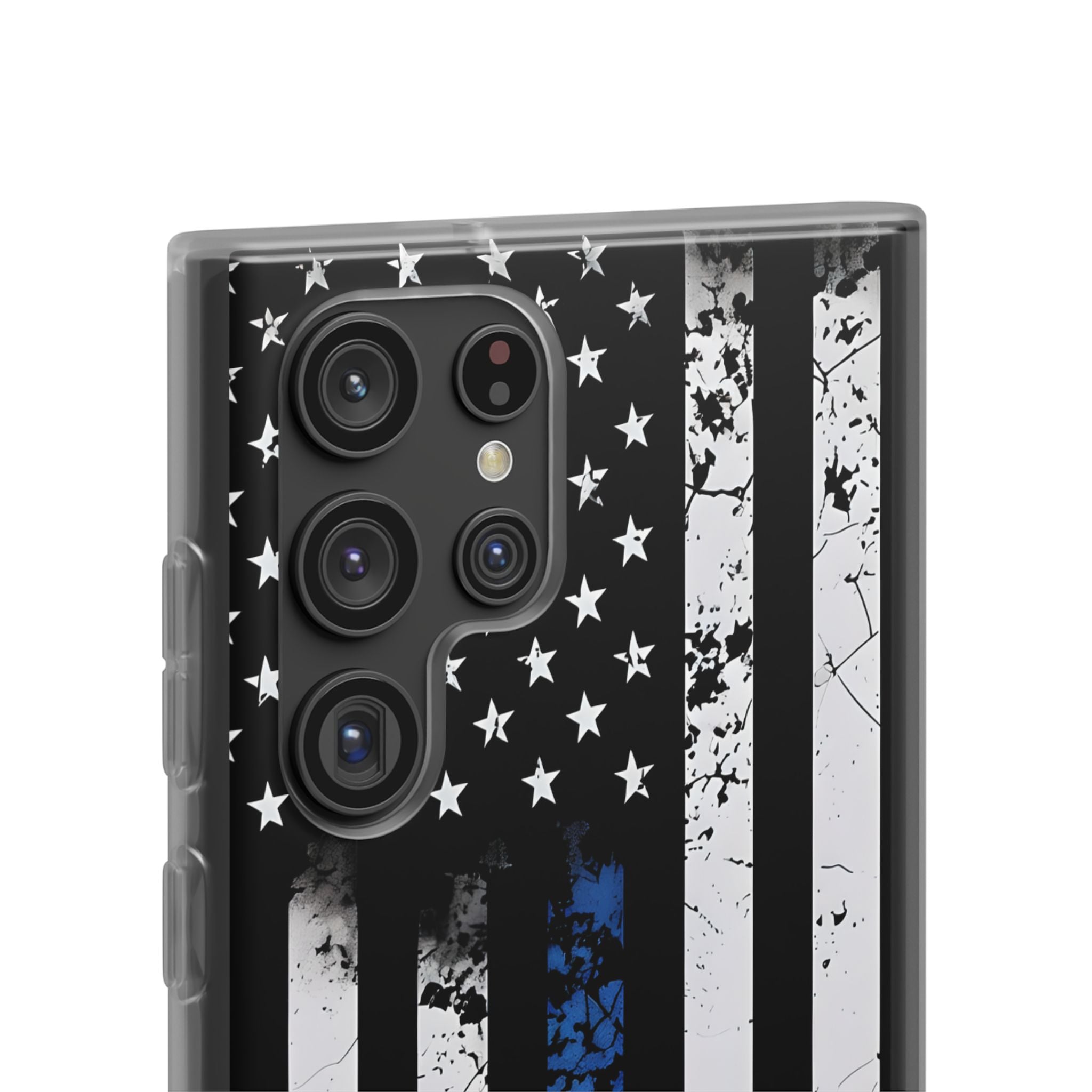 Blue Stripe Flag Samsung S22 Ultra Case - Soft