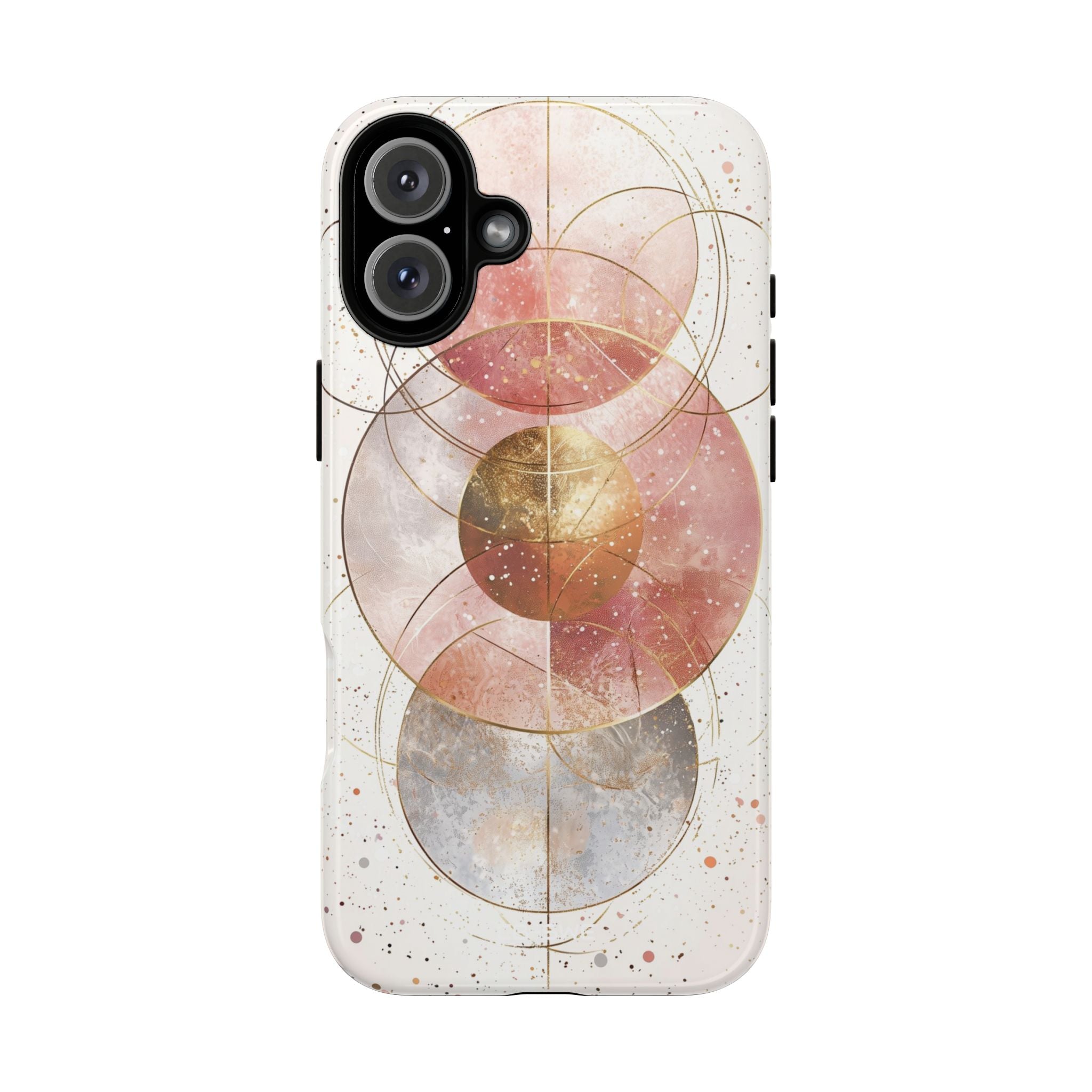 Circle Envelops Light - iPhone Case