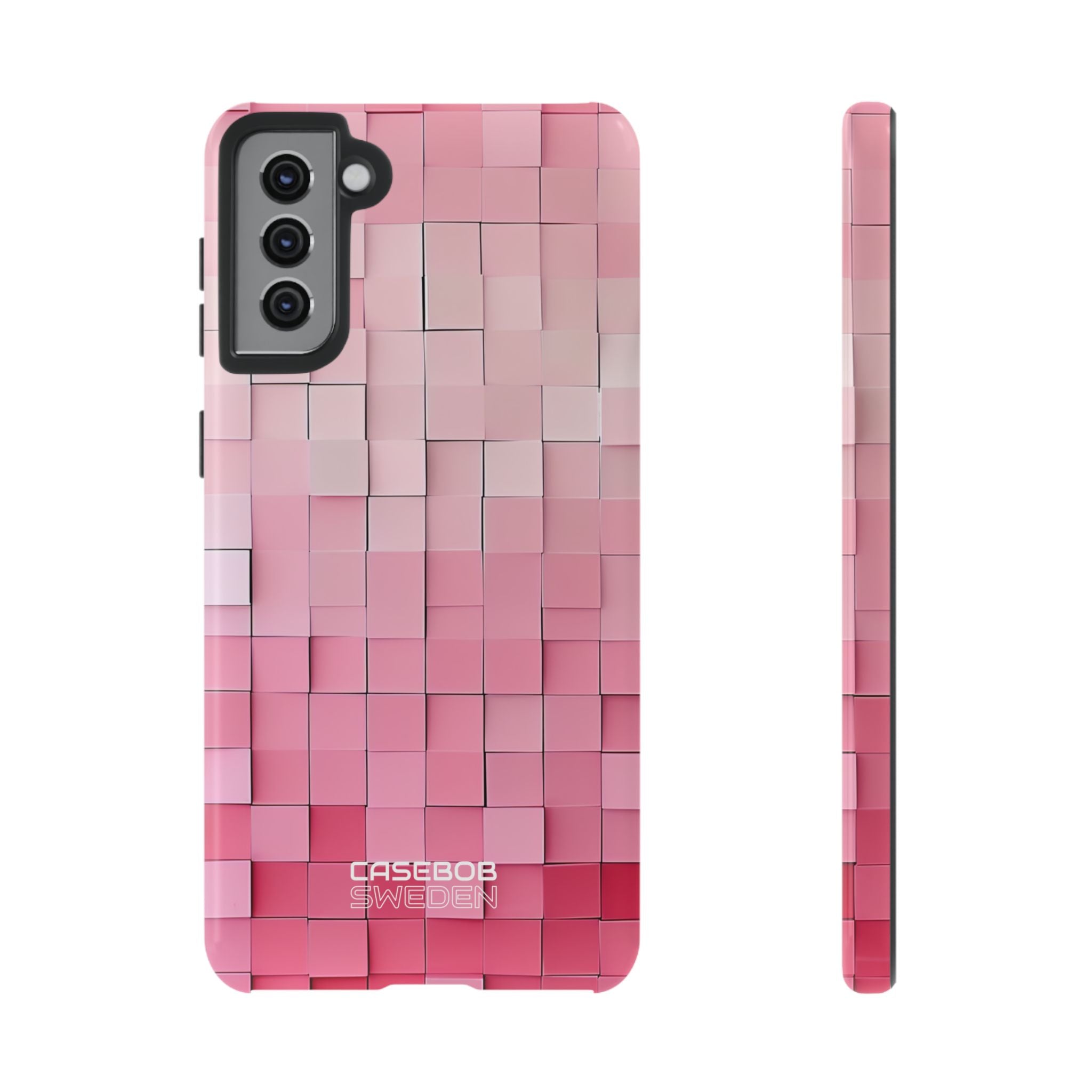 Pink Mosaic Glow Samsung S21 - Tough