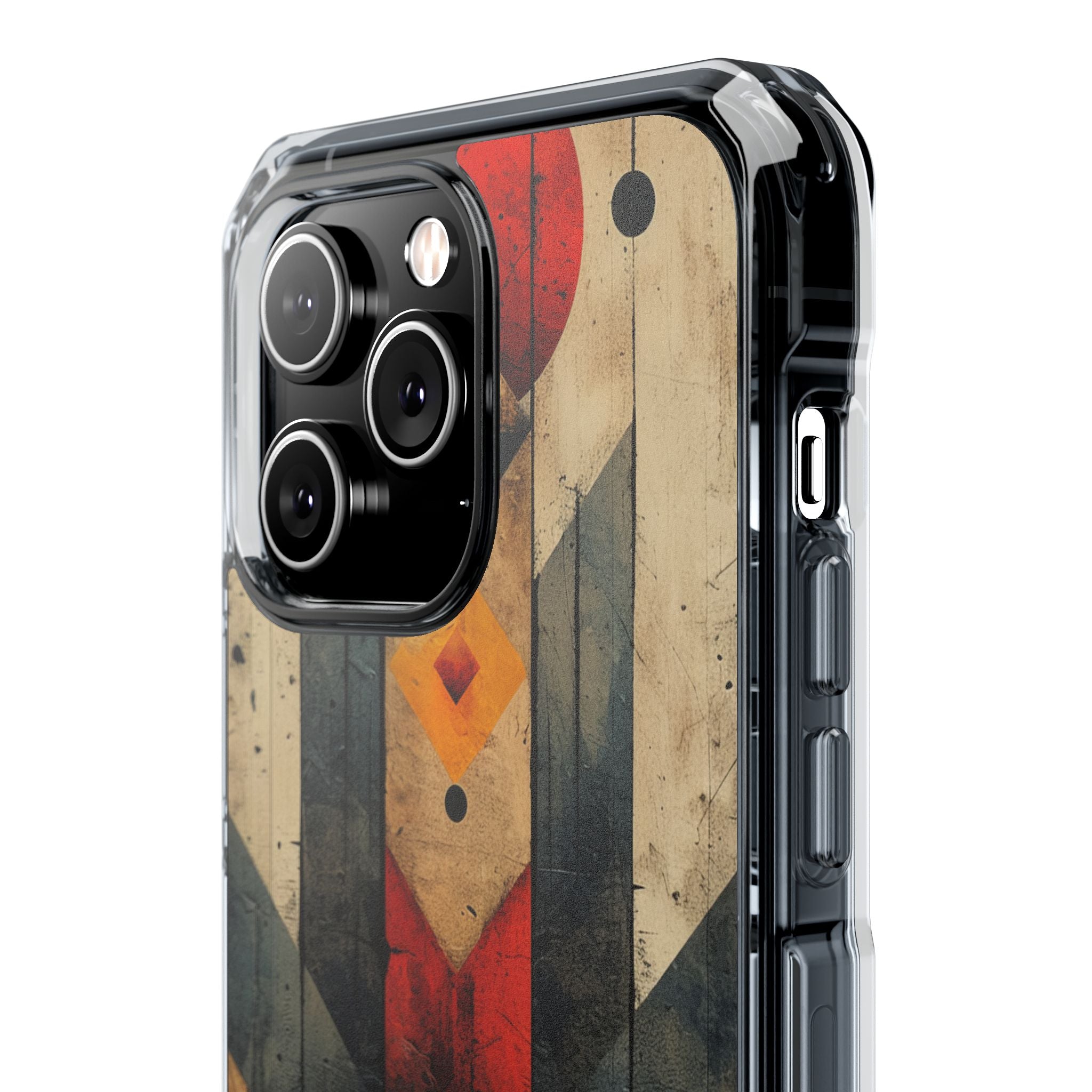 Geometric Fire Rise iPhone 14 - Impact Clear+
