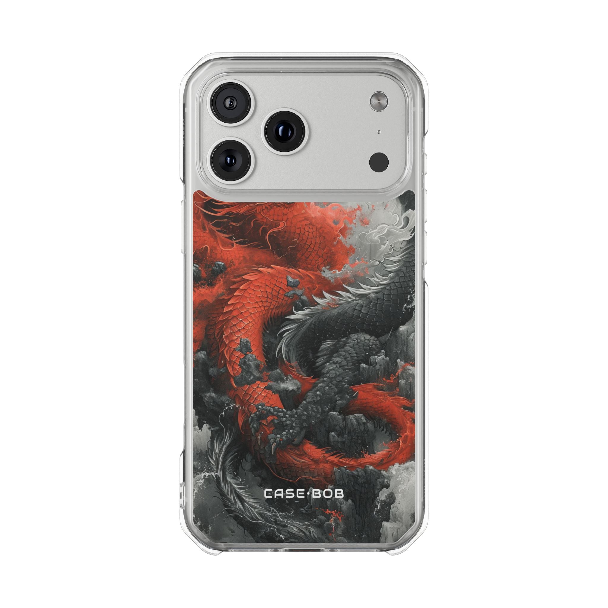 Dragon Confrontation iPhone 17 Pro Max Case - Impact