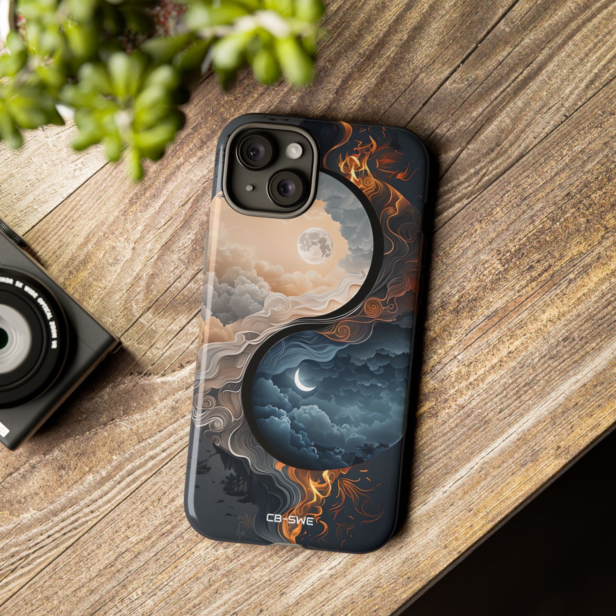 Moonlit Elemental Harmony - iPhone Case