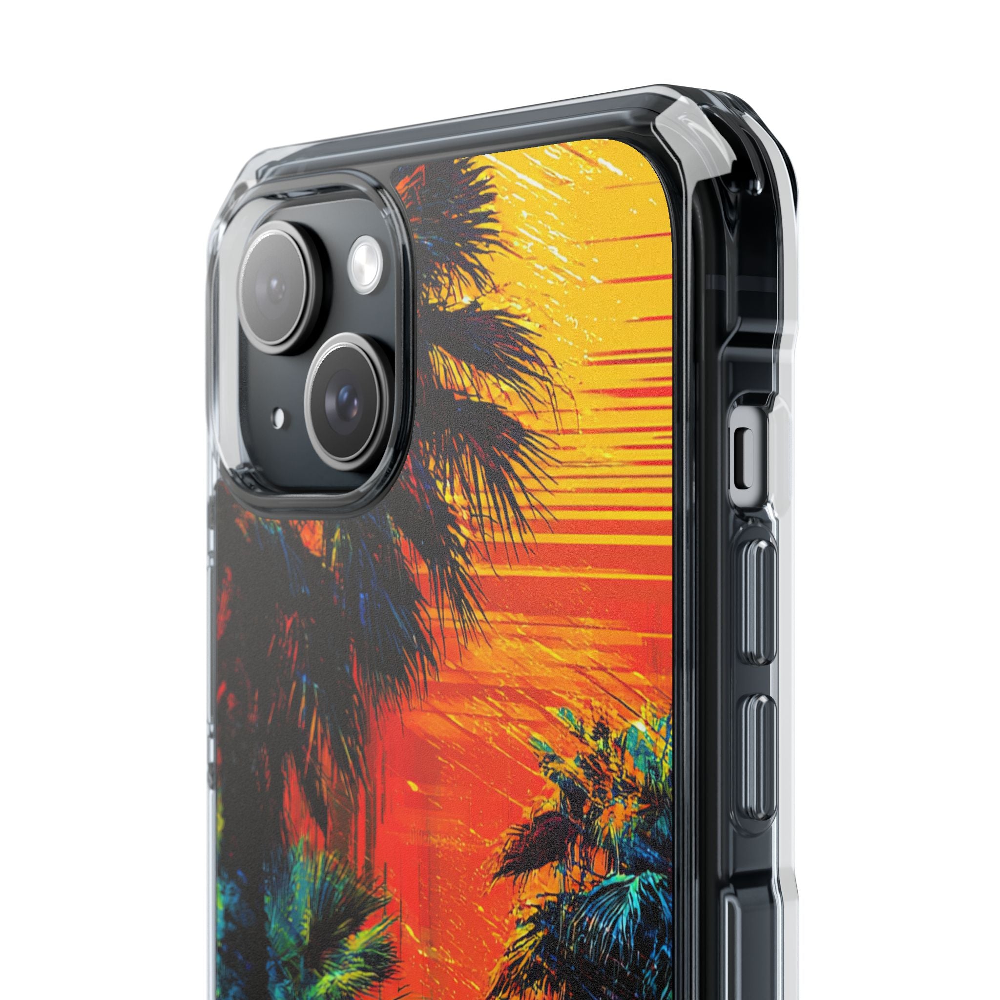 Tropical Sunburst iPhone 15 Plus Case - Impact