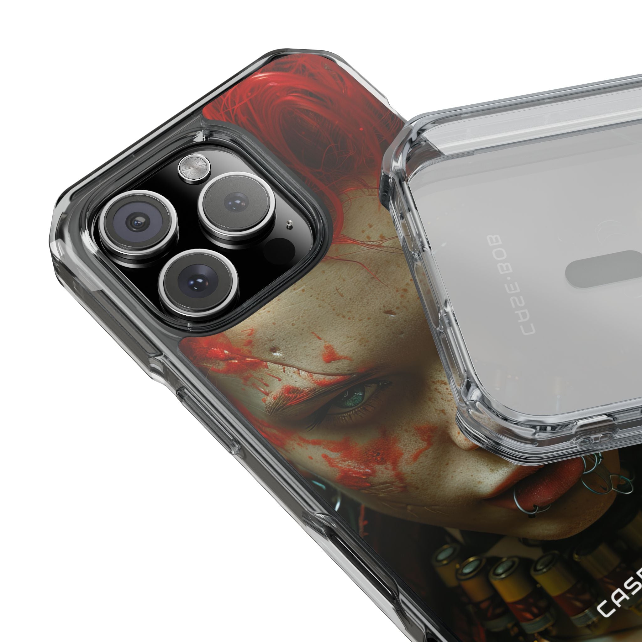 Red Spike Gaze iPhone 16 Pro Case - Impact