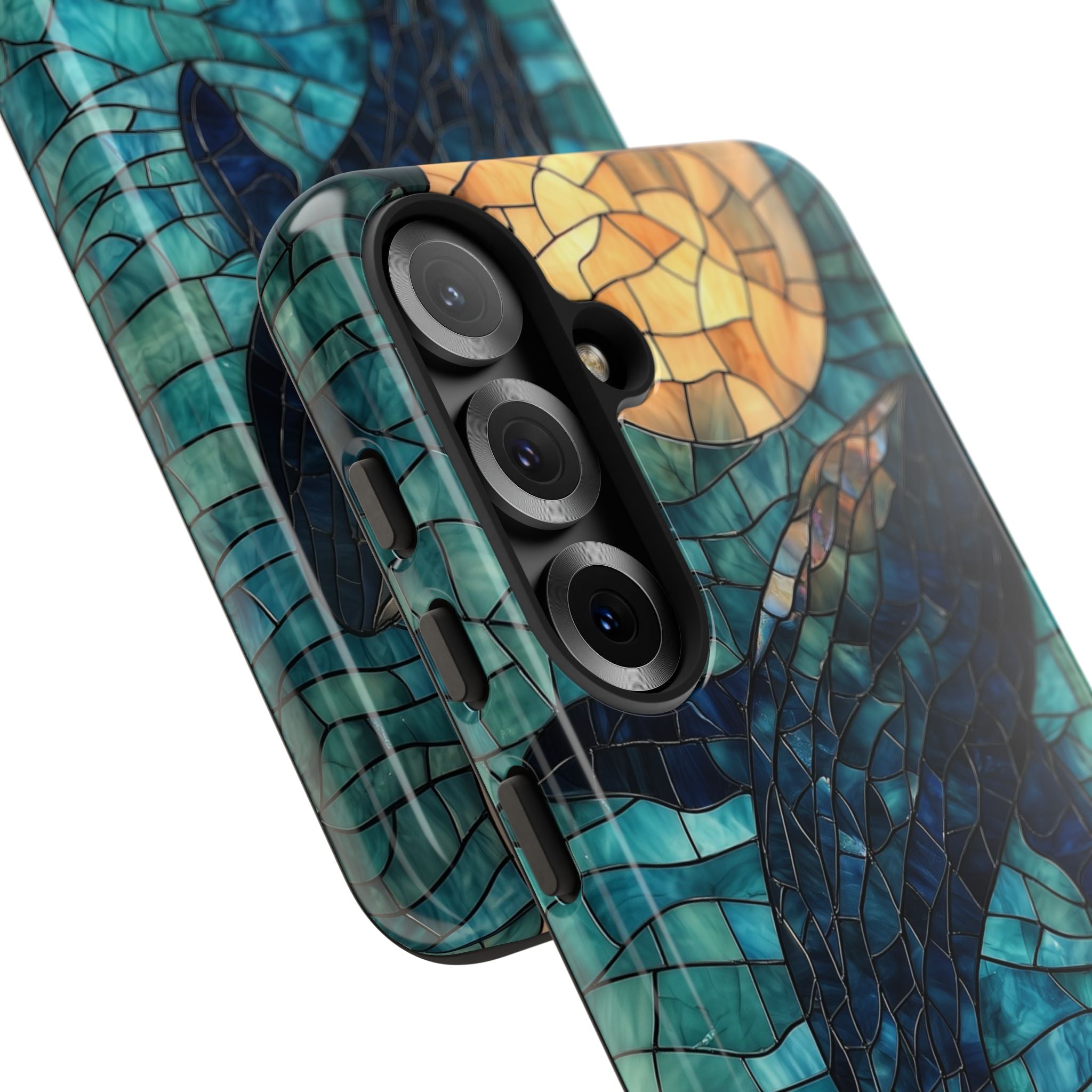 Celestial Whale Samsung S25 Case - Tough