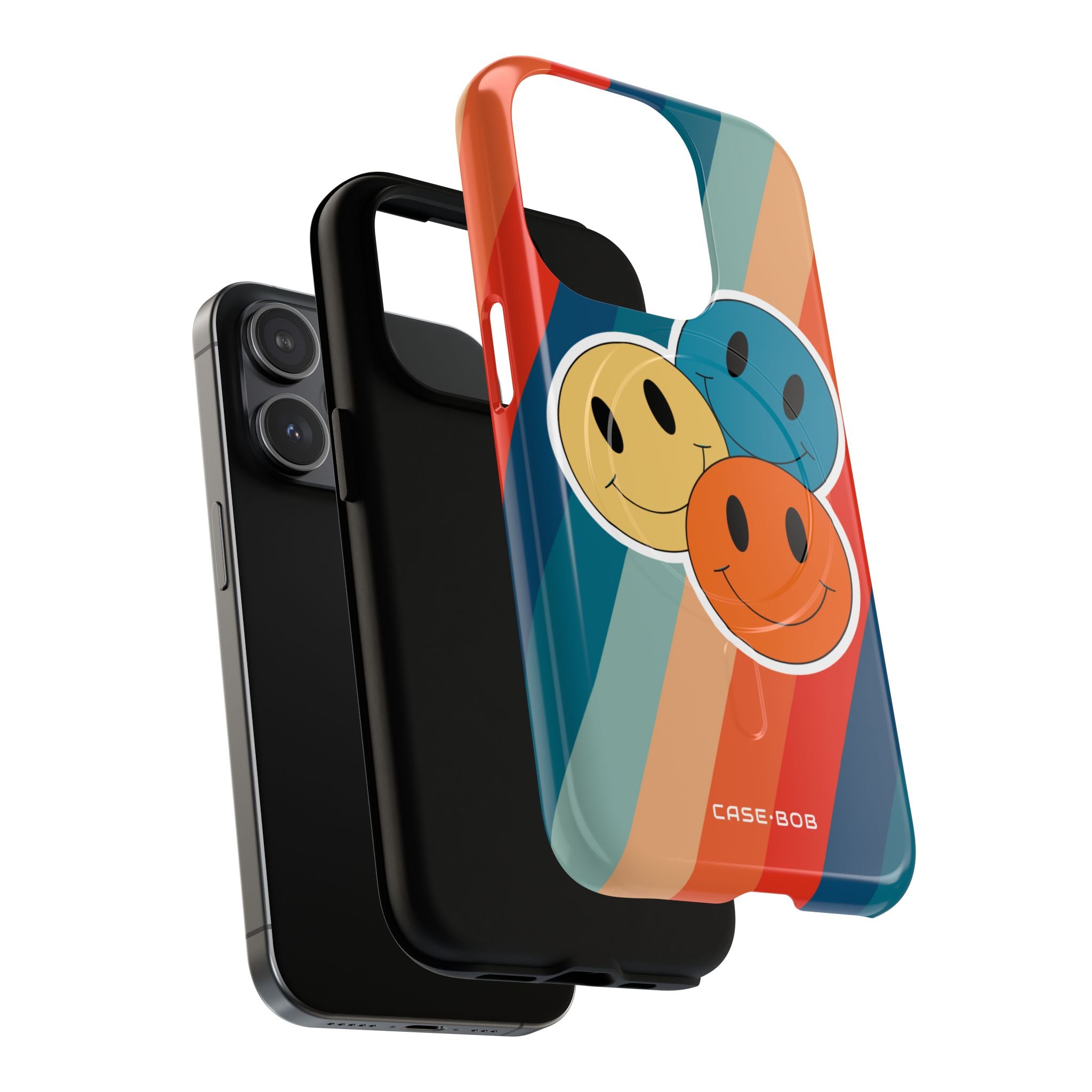 Triple Smile Breeze iPhone 15 Pro Case - Tough+