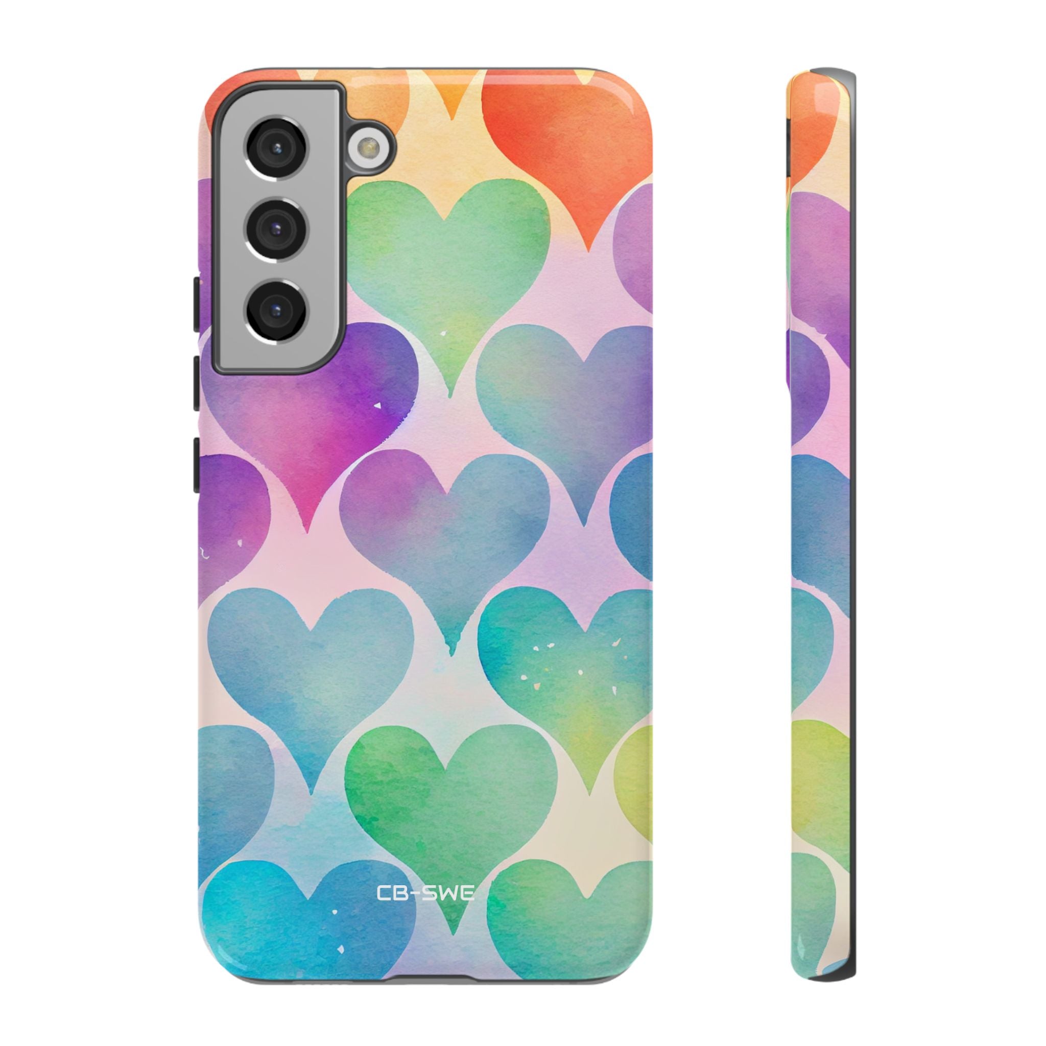 Watercolor Heart Symphony - Samsung Case
