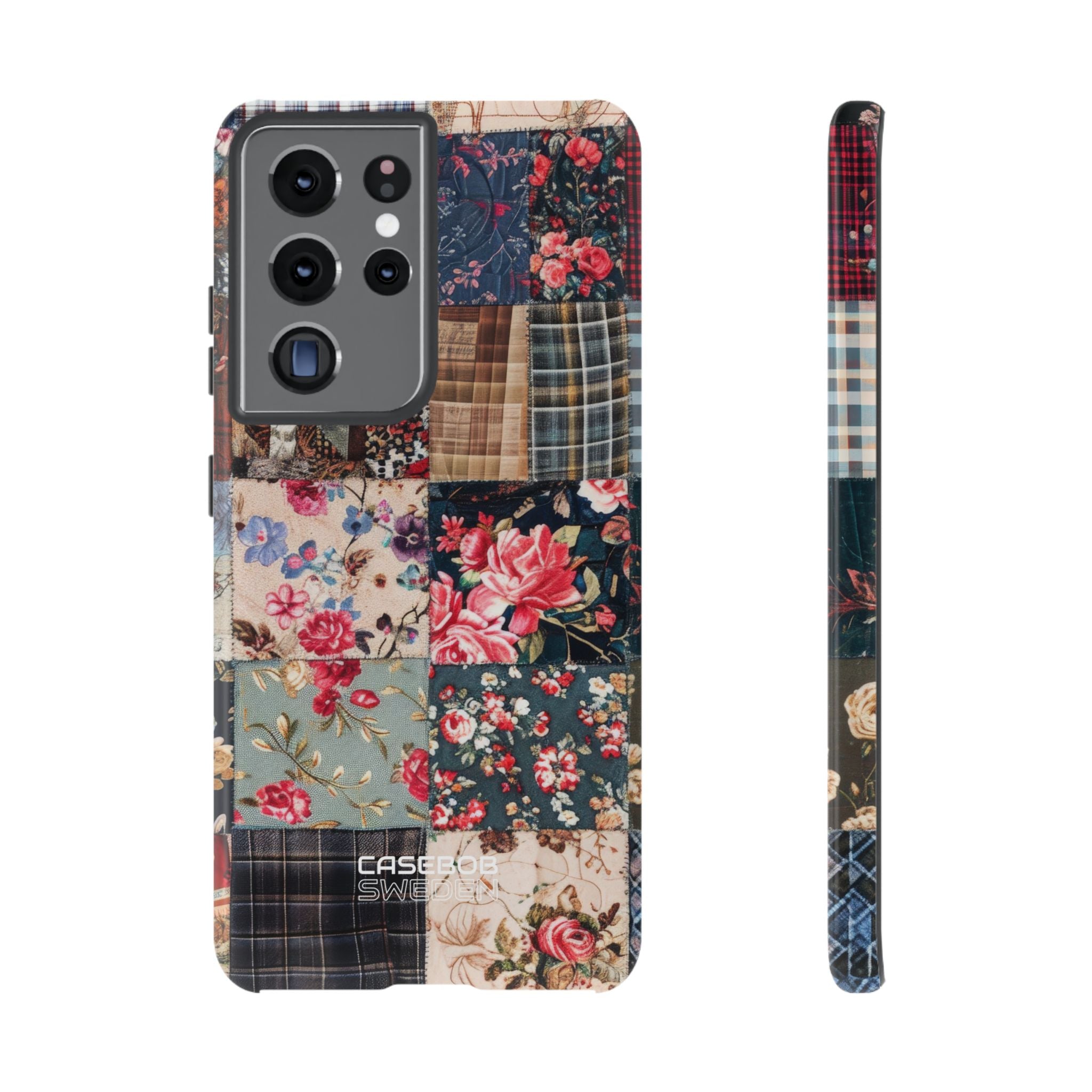 Trapunta floreale patchwork Samsung S21 - Tough