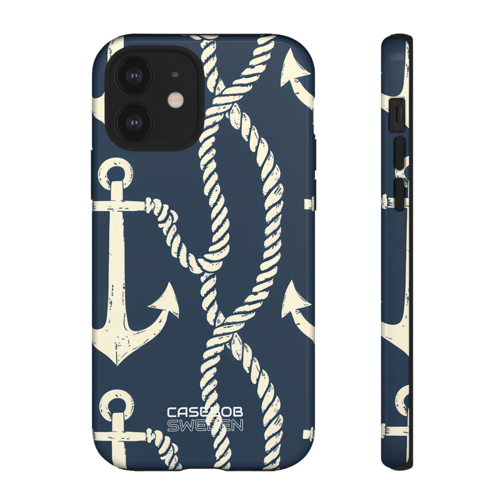 Nautical Anchors Rope iPhone 12 - Tough