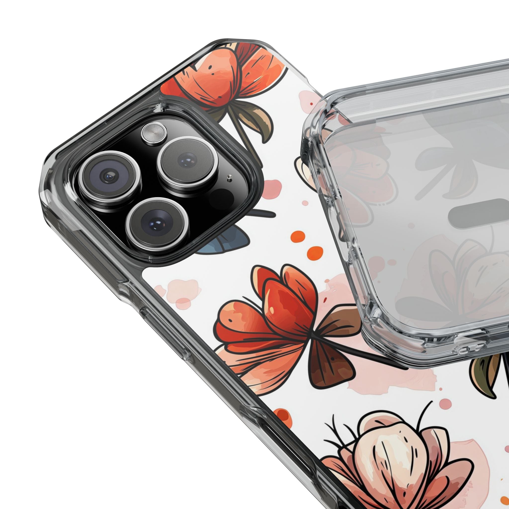 Vibrant Floral Harmony iPhone Case - Impact