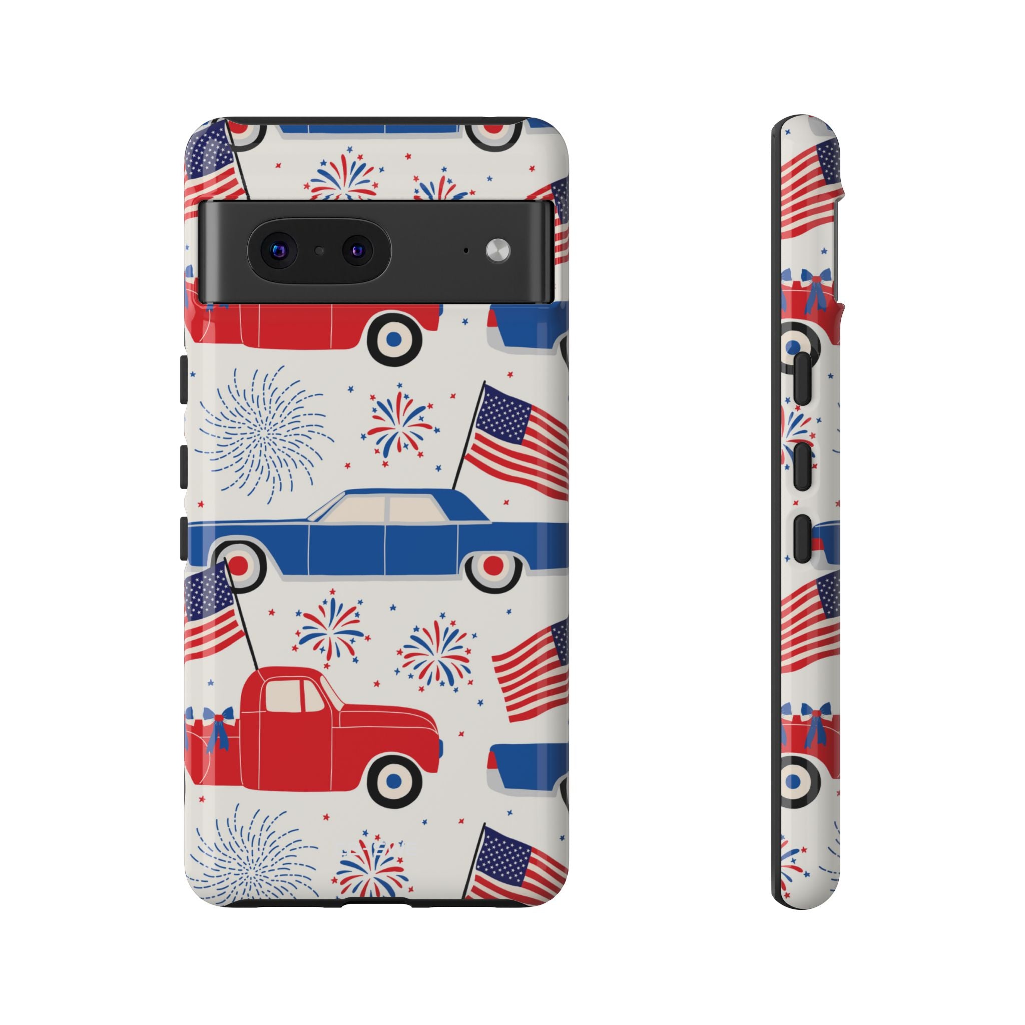 Vintage Cars Celebrate - Google Pixel Case