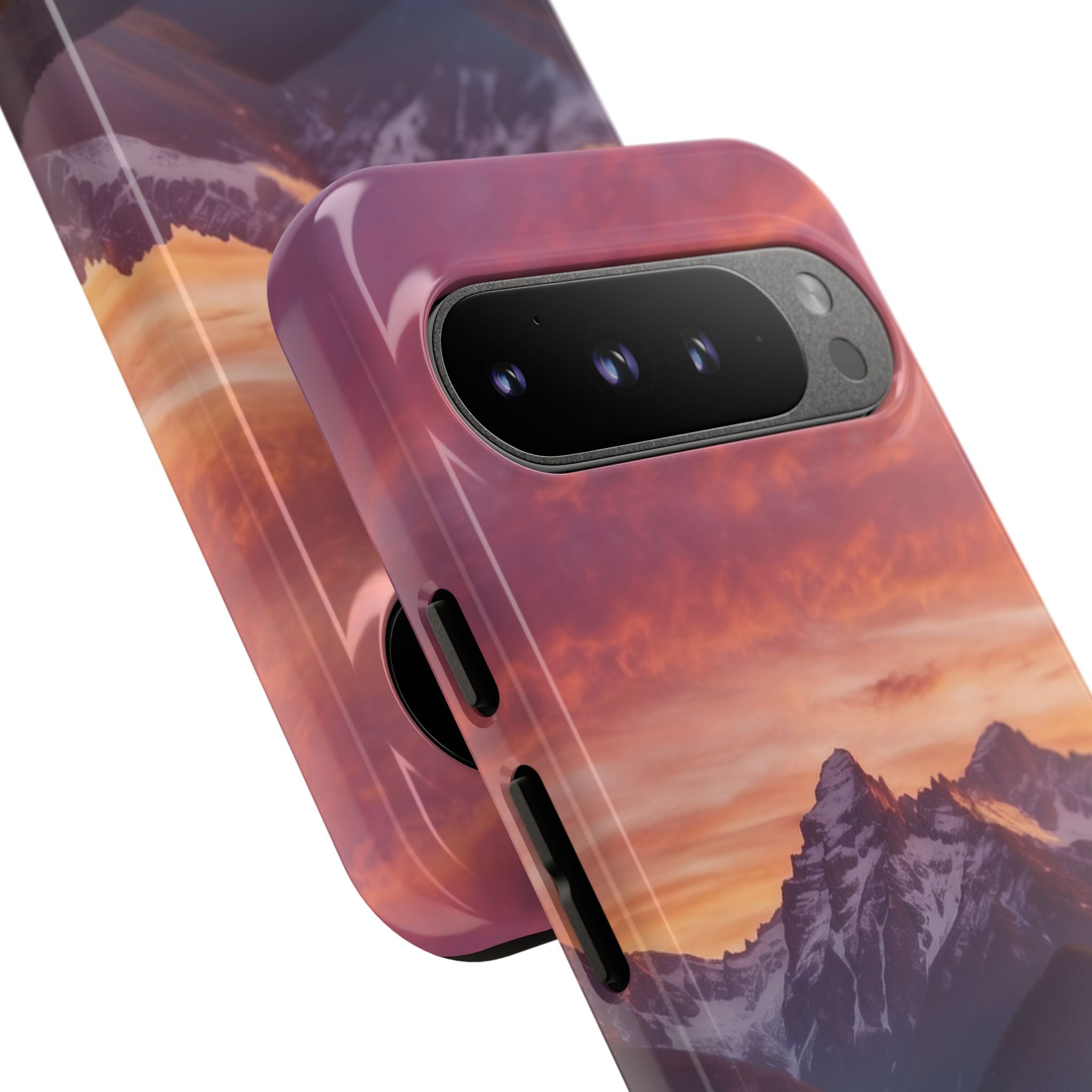 Mountain Peaks Glow - Google Pixel Case