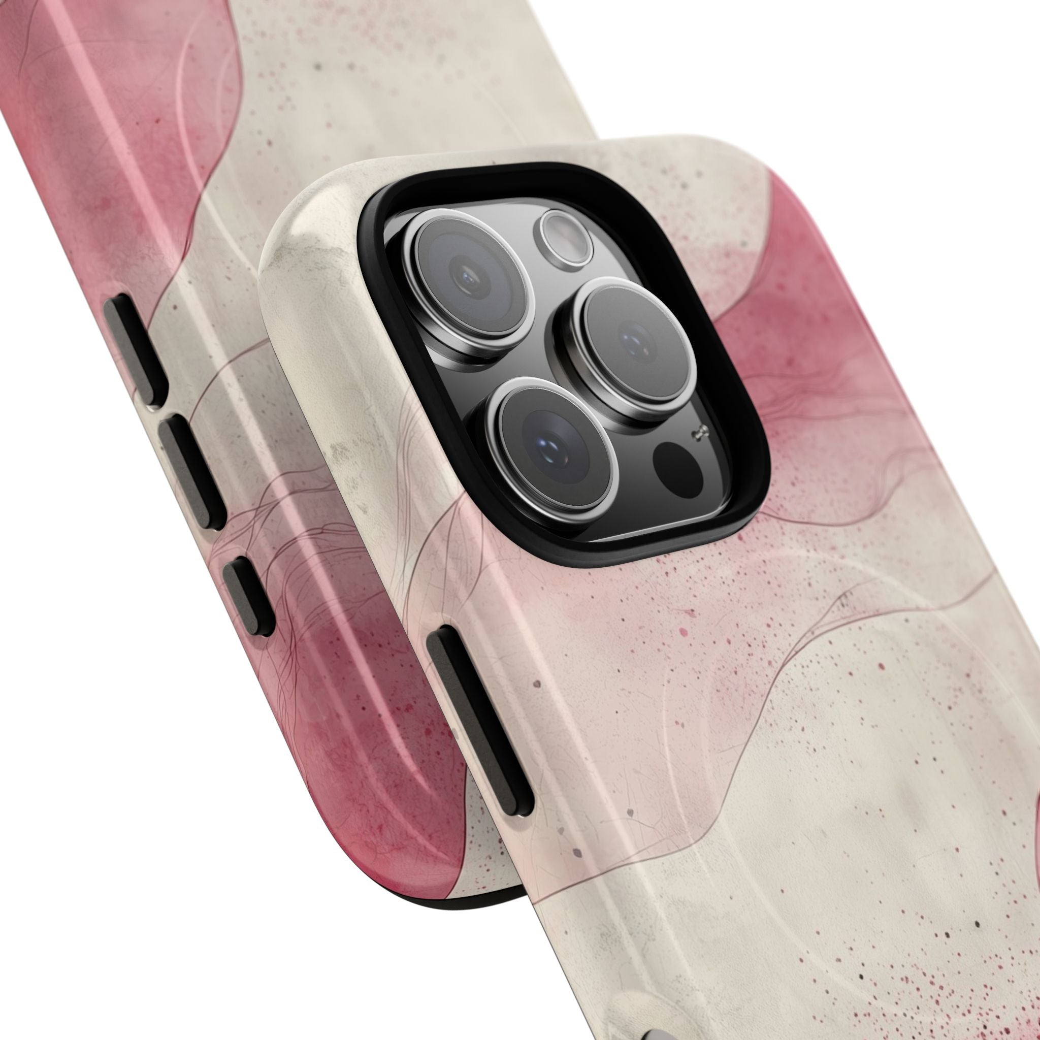 Crimson Waves iPhone 16 Pro Case - Tough+