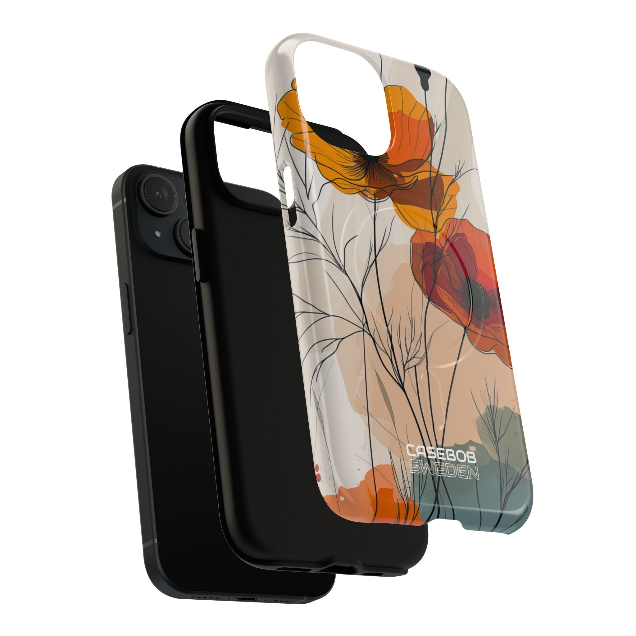 Golden Bloom Dance iPhone 15 - Tough+