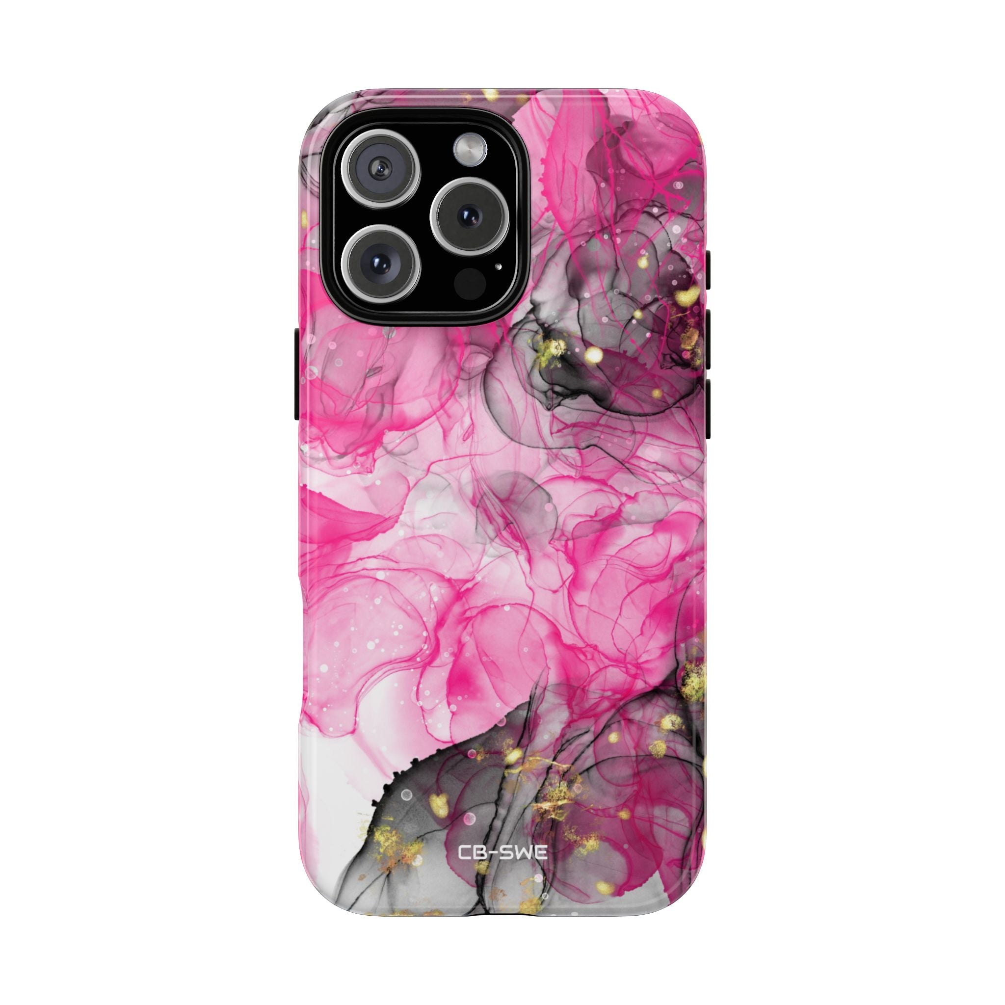 Vibrant Pink Swirls - iPhone Case