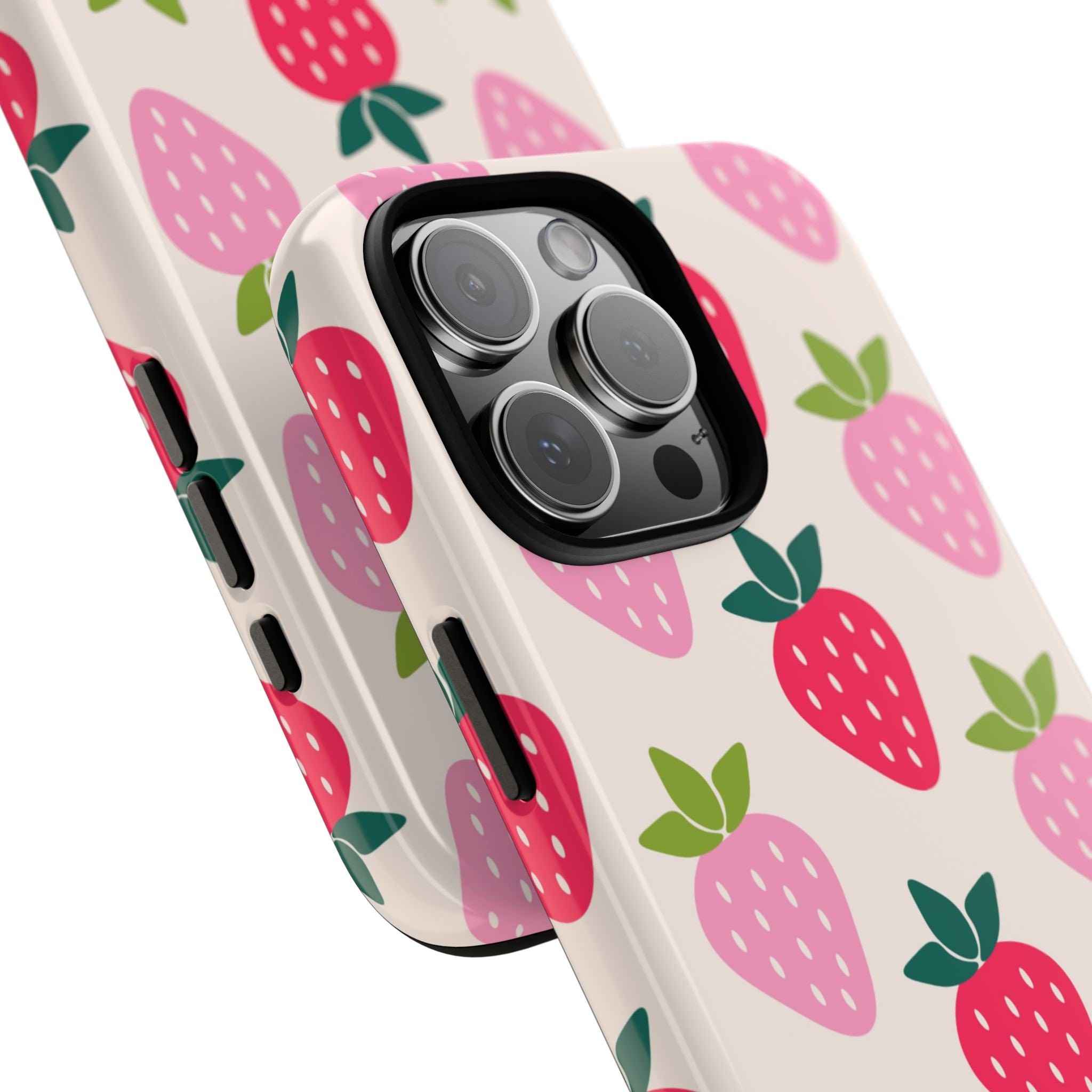Vibrant Strawberry Rhythm - iPhone Case