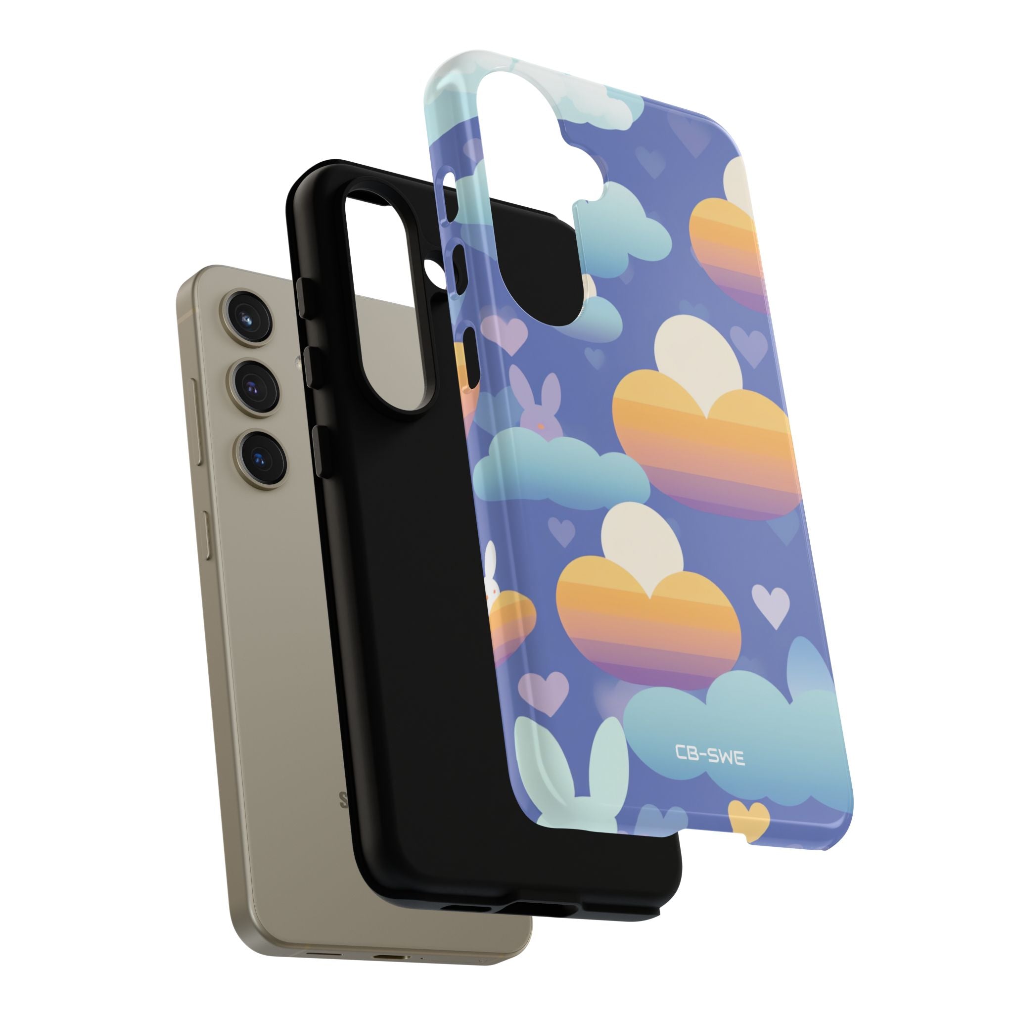 Bunnies Dance Among Clouds - Samsung Case
