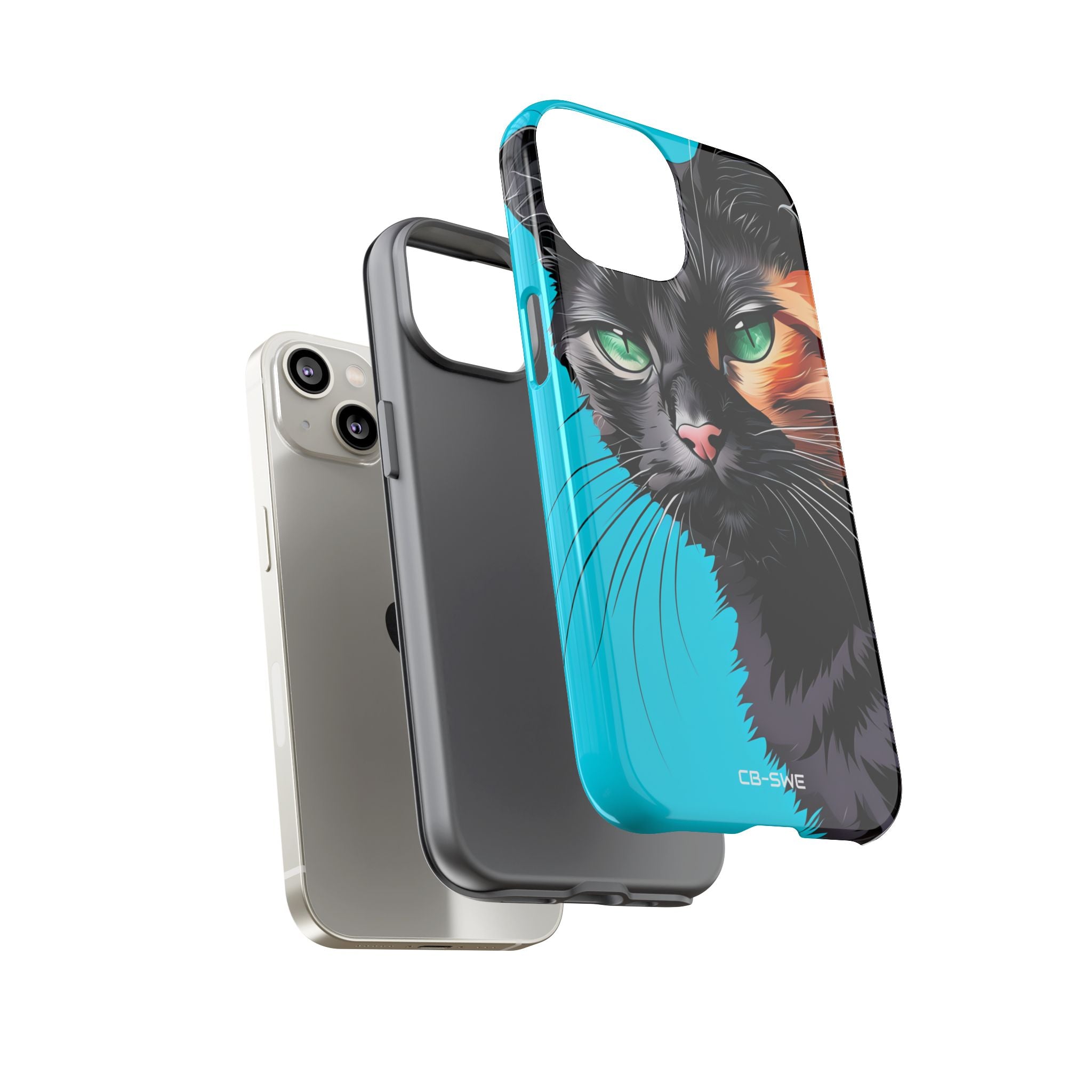 Curious Cat Stare - iPhone Case