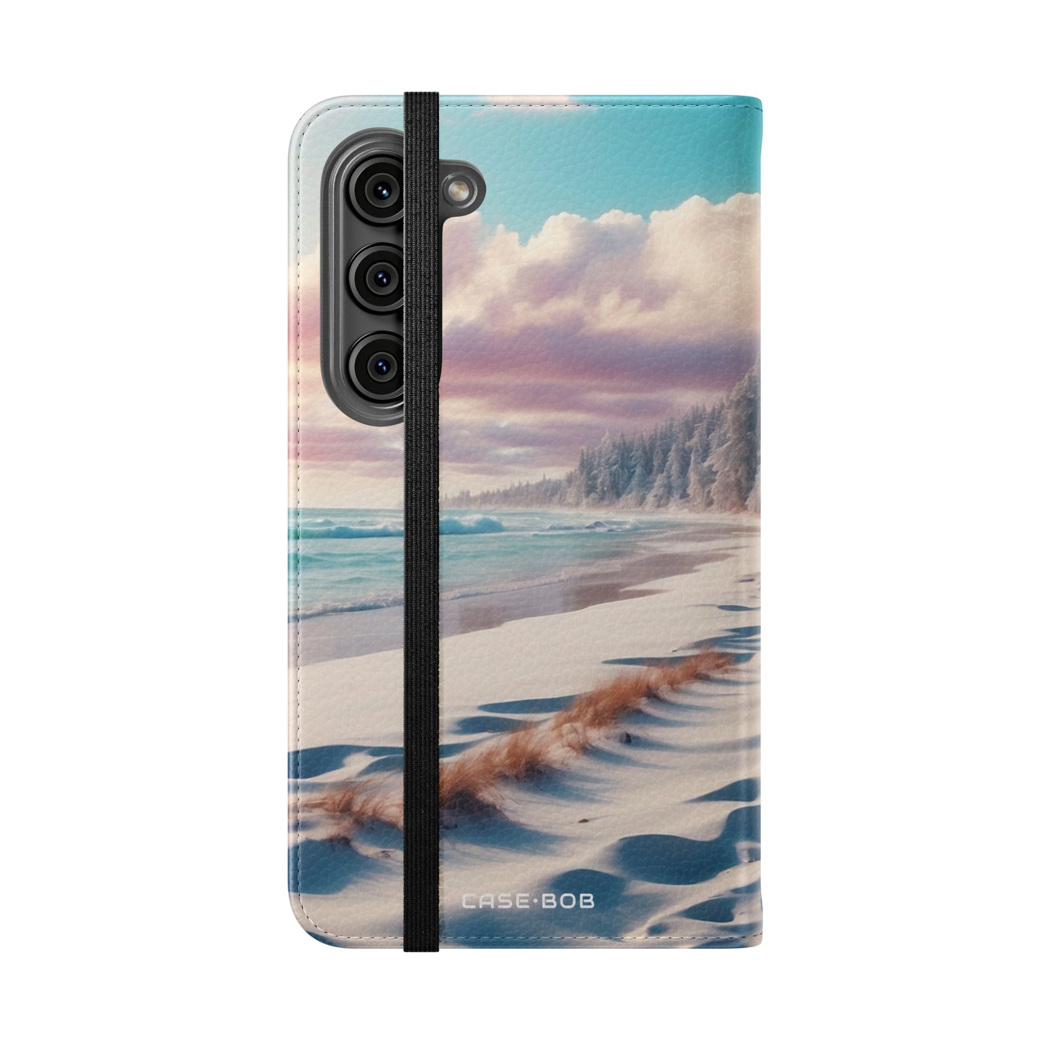Snowy Footprints - Samsung S23 Case - Wallet