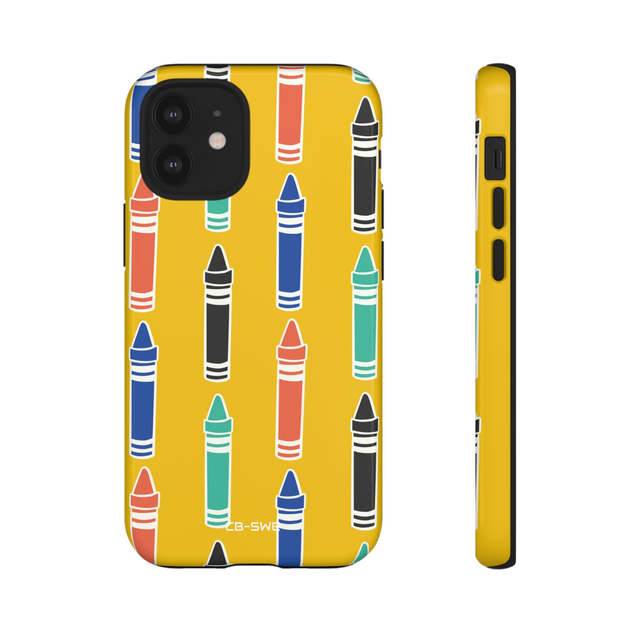 Crayons Dance Joyfully - iPhone Case