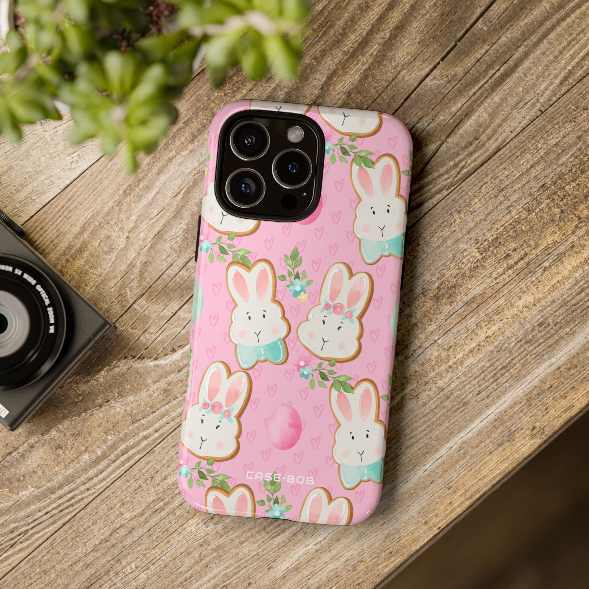 Bunny Blossom iPhone 16 Pro Max Case - Tough