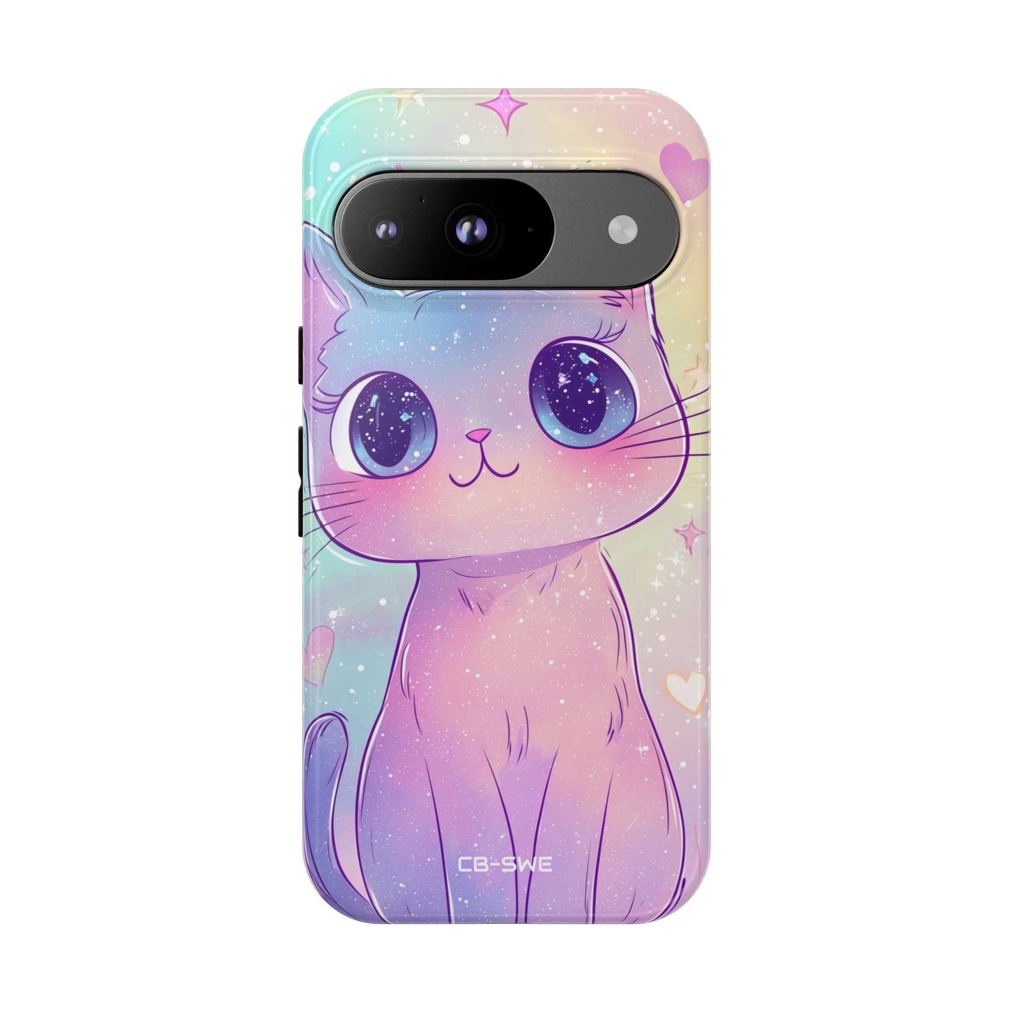 Sparkling Cat Smiles - Google Pixel Case