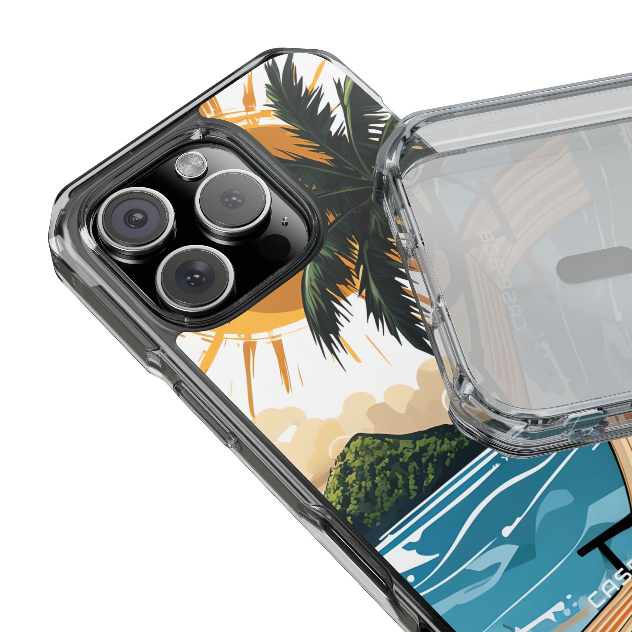 Sunny Palm Breeze iPhone 16 Pro Case - Impact