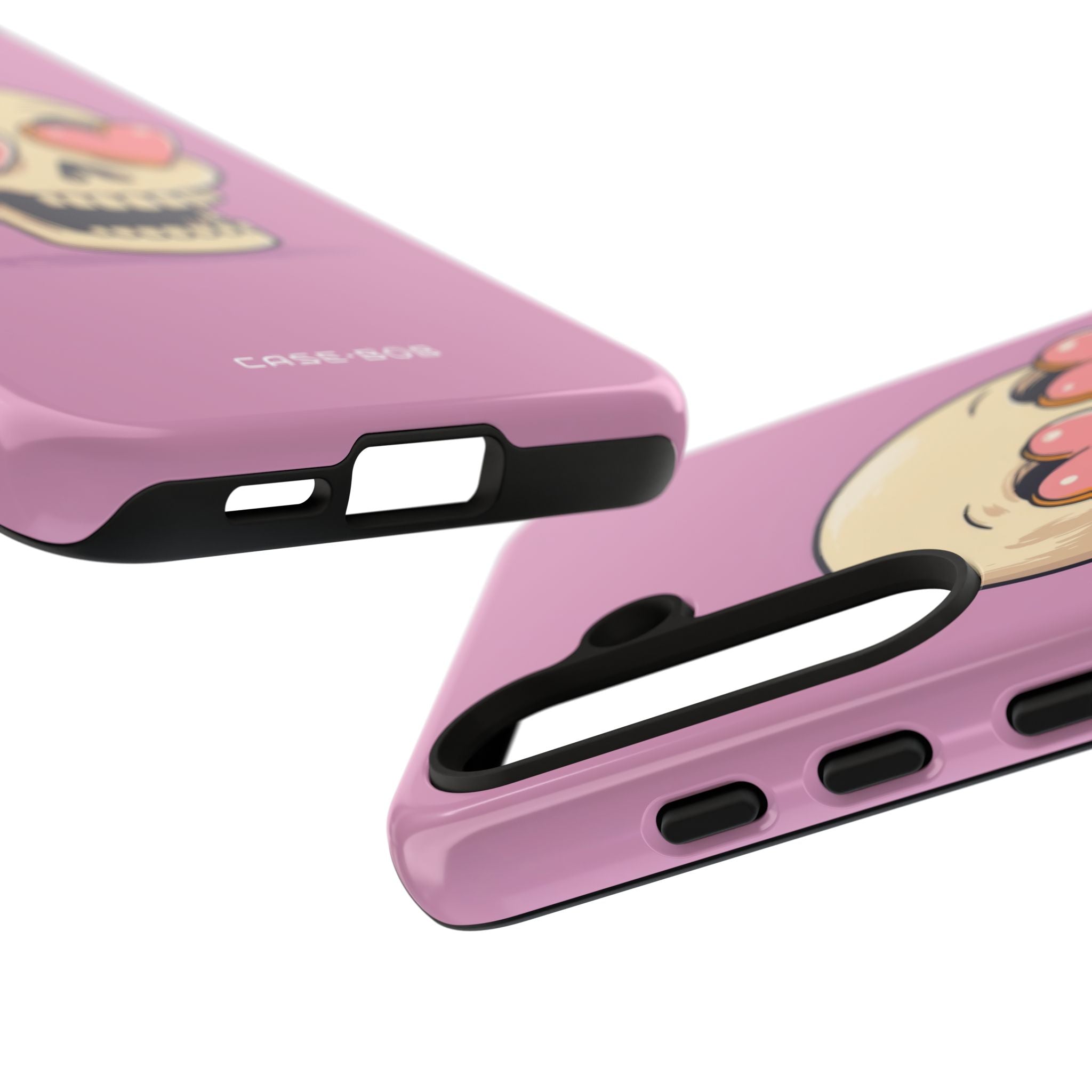 Heart Eyed Skull Samsung S24 Case - Tough