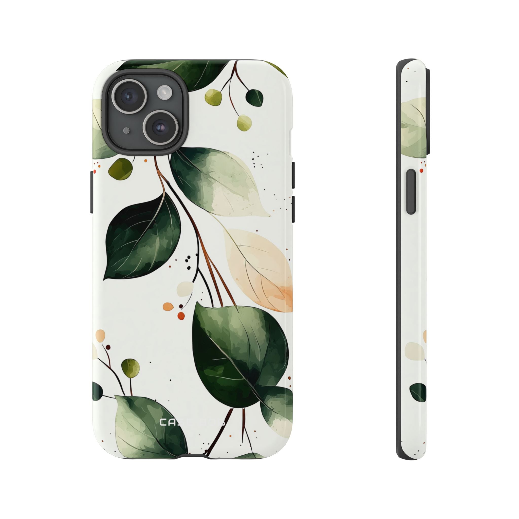 Greenberry Branch iPhone 15 Plus Case - Tough