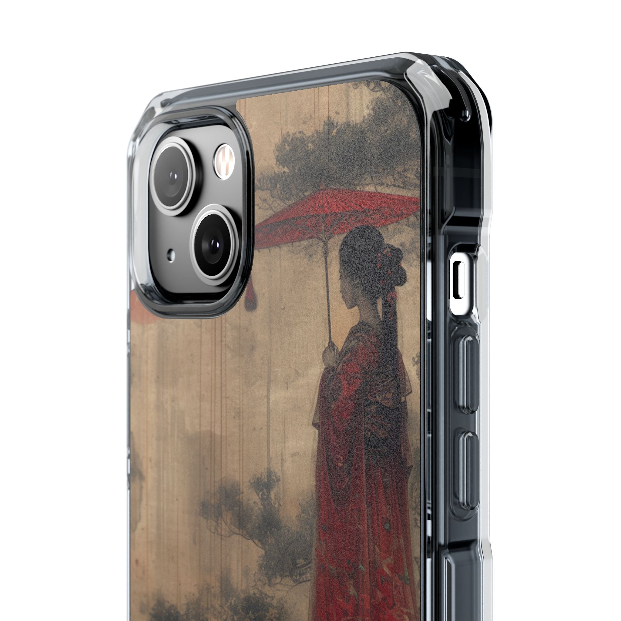 Crimson Umbrella Vista iPhone 14 - Impact Clear+