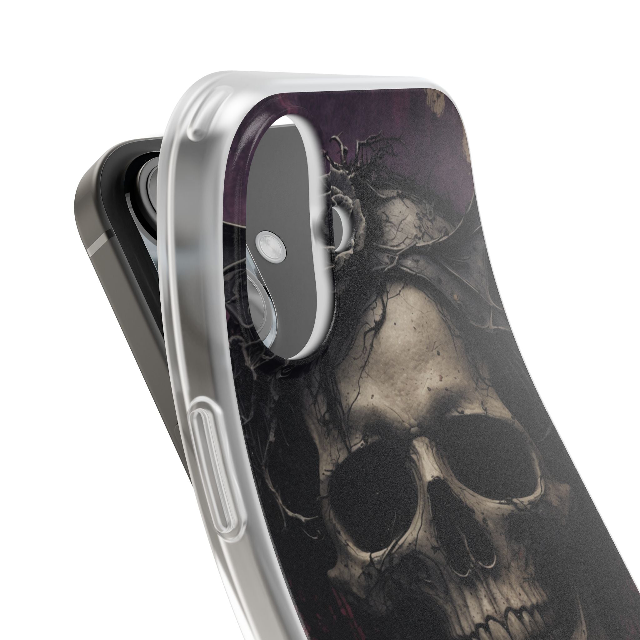 Skull Crown iPhone 16 Case - Soft