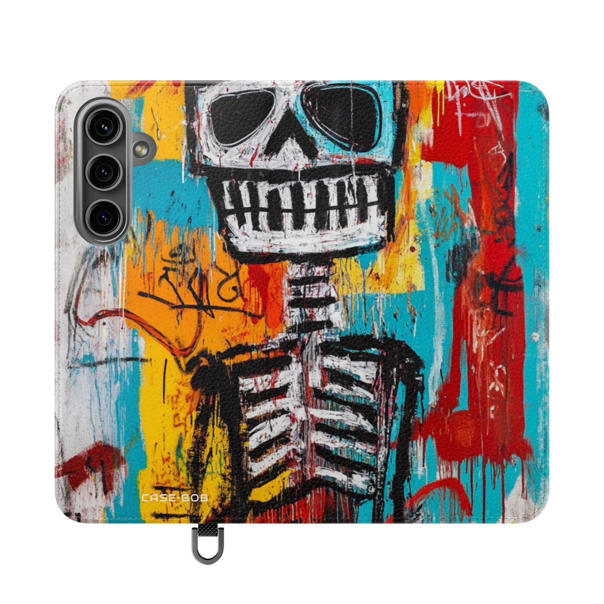 Neon Skull Chaos - Samsung S24 Plus Case - Wallet