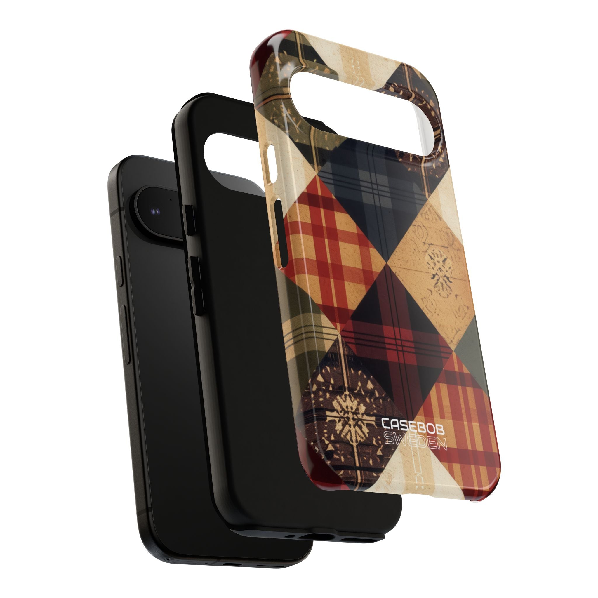 Rustic Quilt Charm Google Pixel 9 - Tough