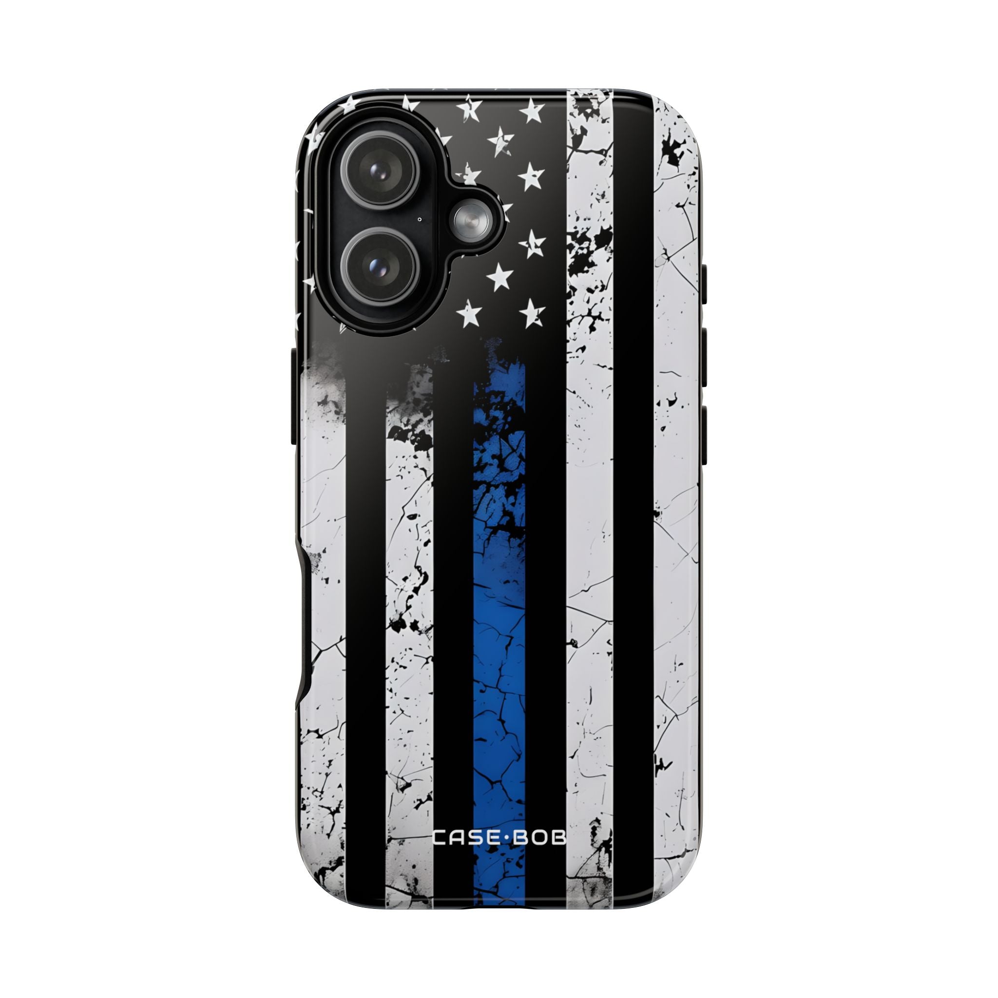 Blue Stripe Flag iPhone 17 Case - Tough