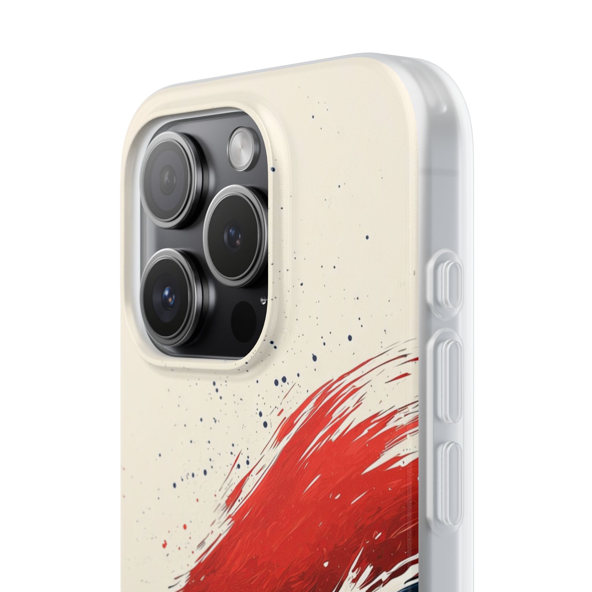 Red Surge iPhone 15 Pro Case - Soft