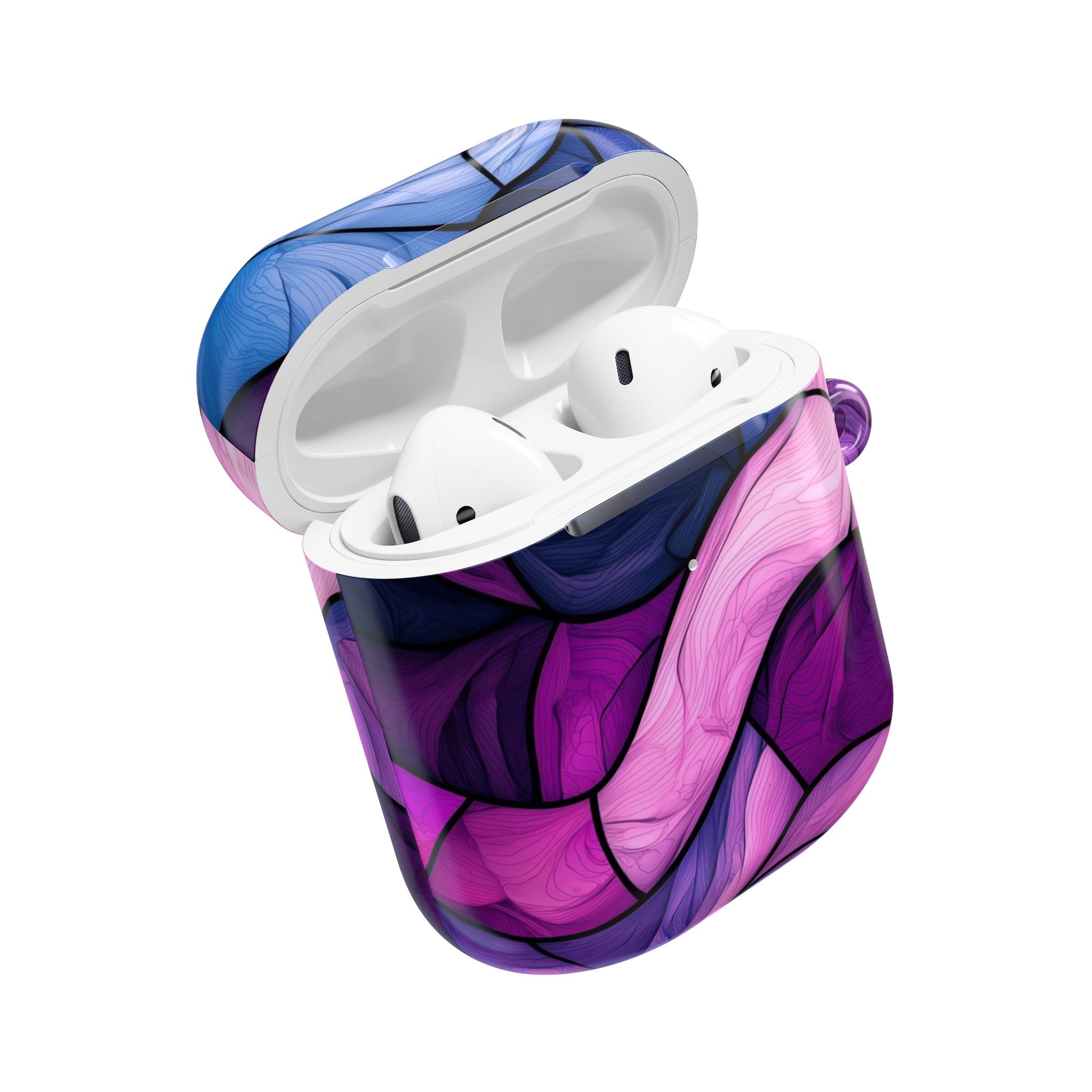 Purple Wavewood - AirPods Case