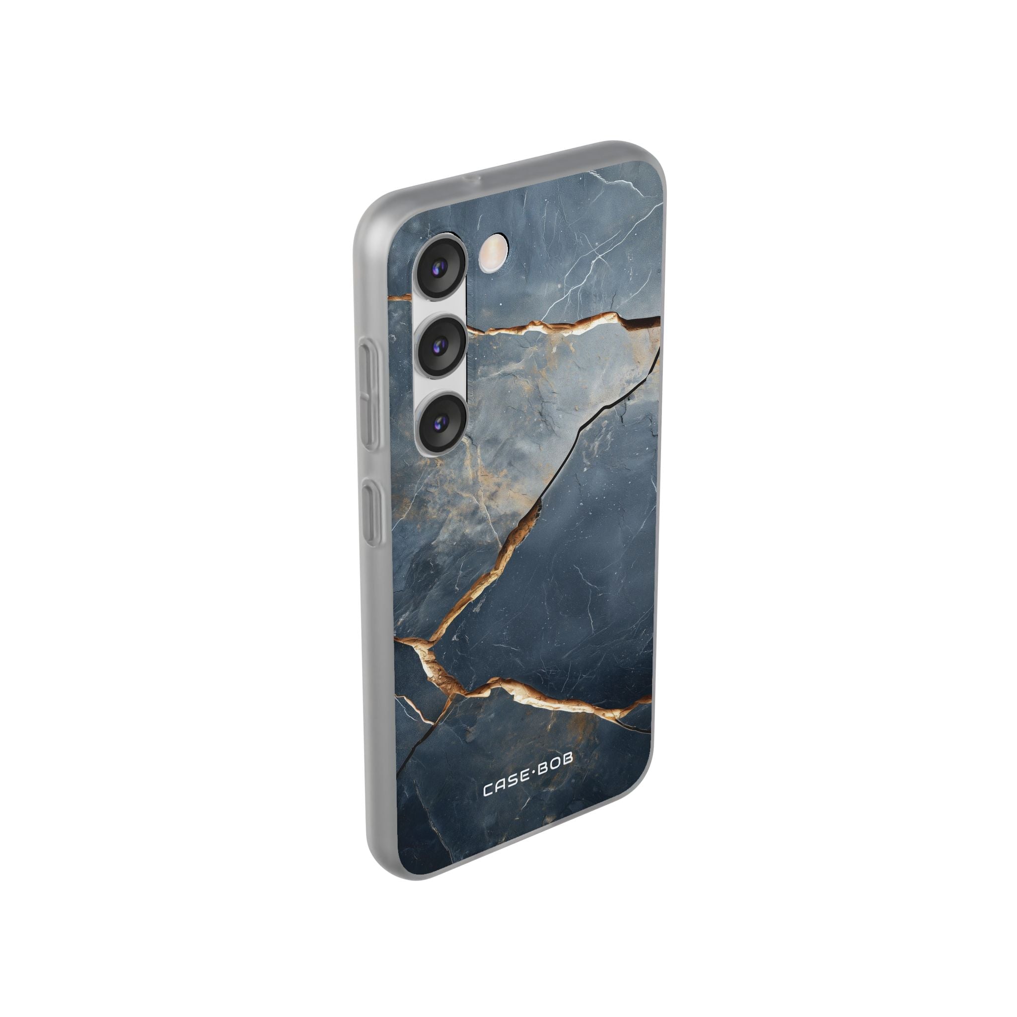 Jagged Vein Navy Samsung S23 Case - Soft
