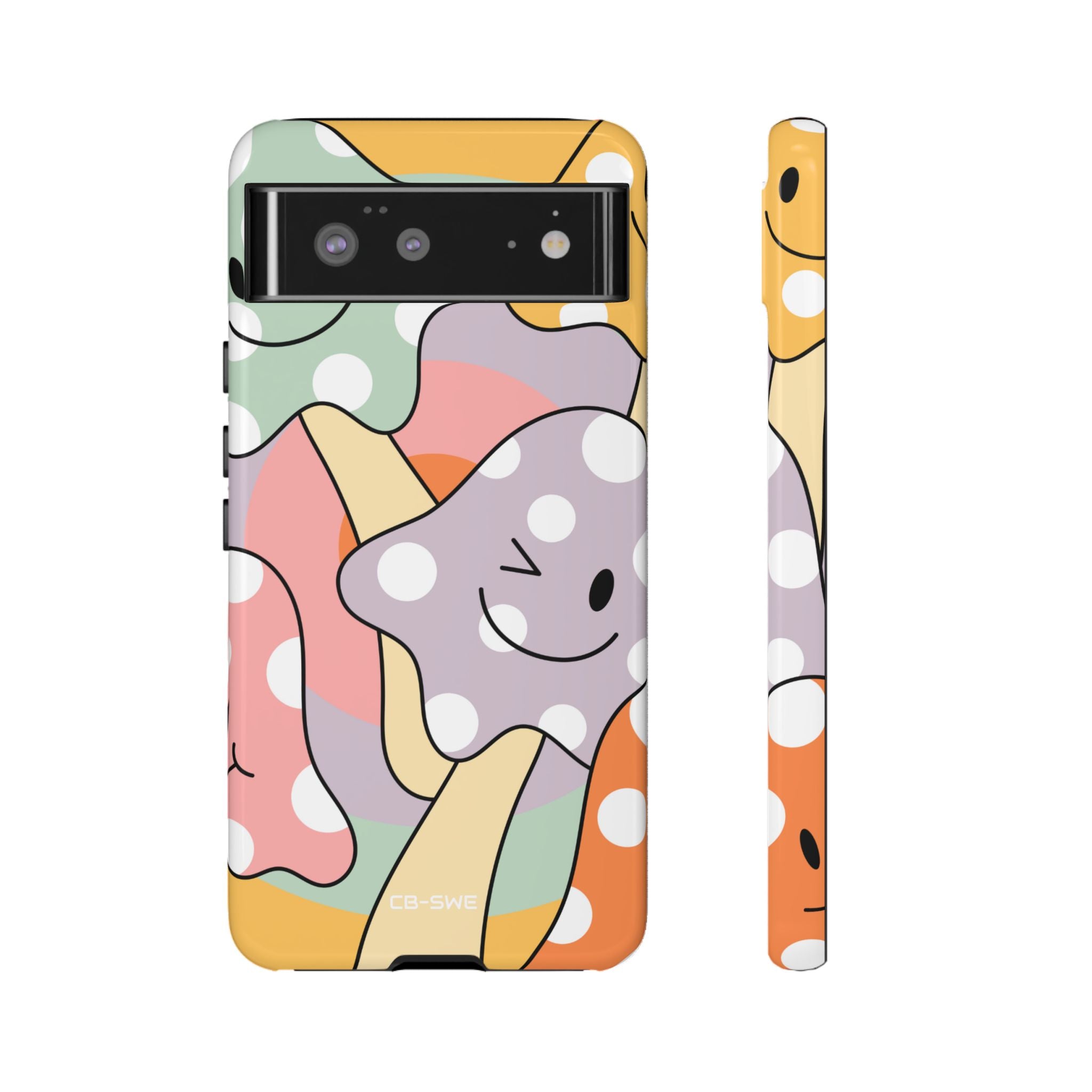 Playful Mushroom Friends - Google Pixel Case