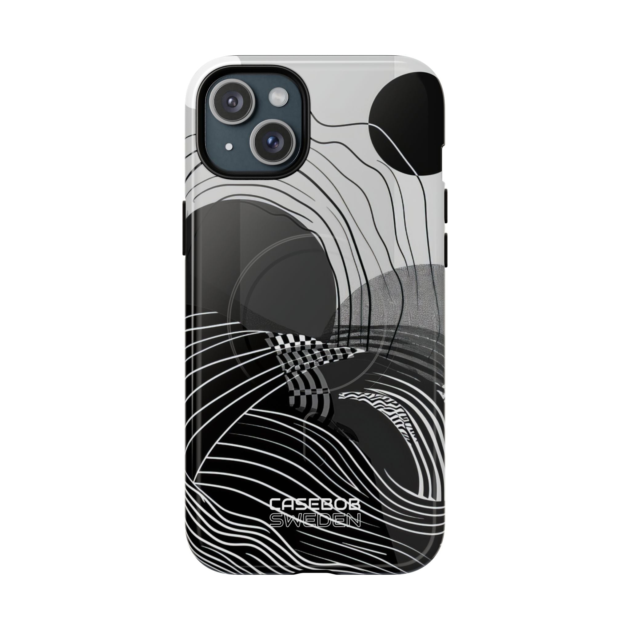 Monochrome Motion Flow iPhone 15 - Tough+