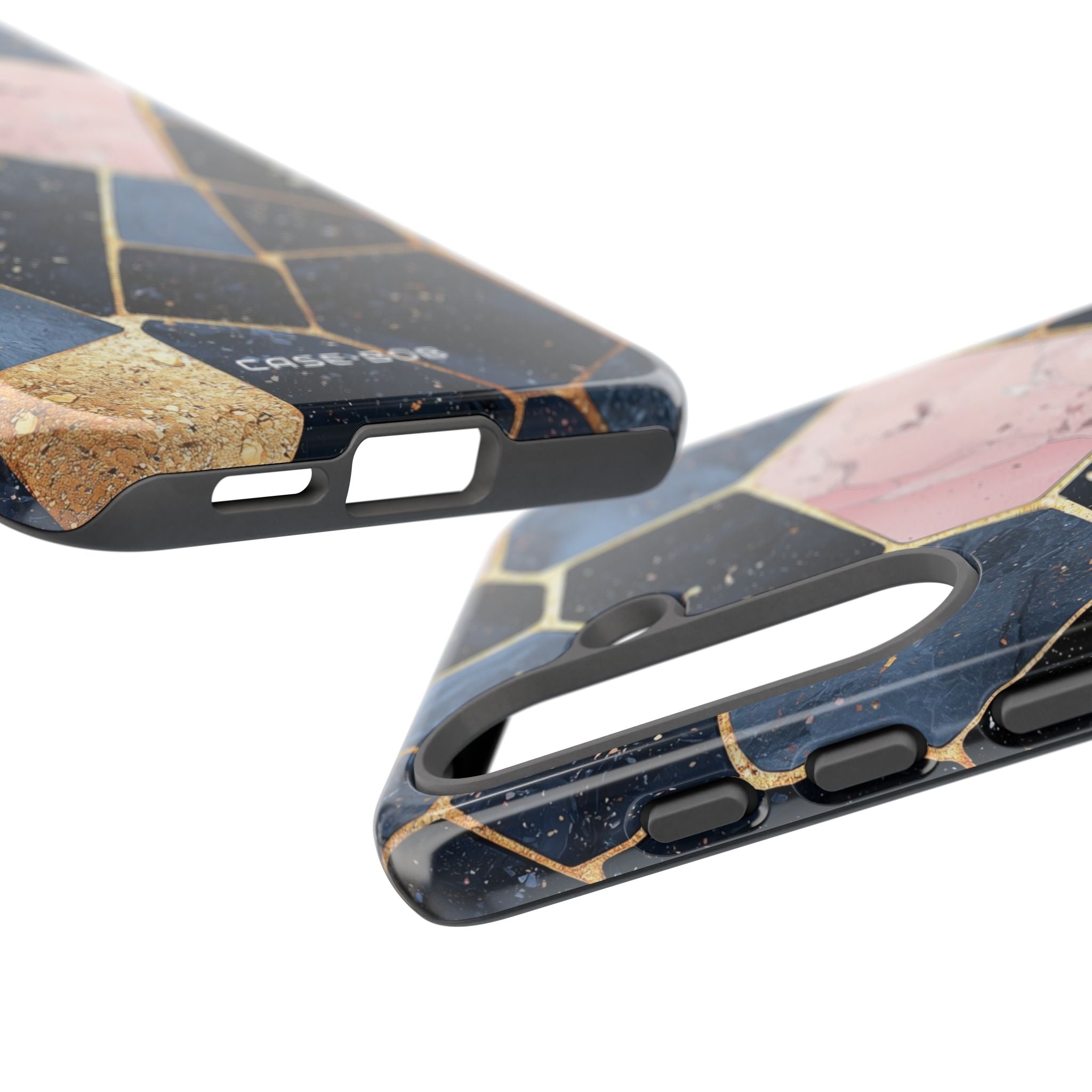 Golden Mosaic Samsung S25 Case - Tough